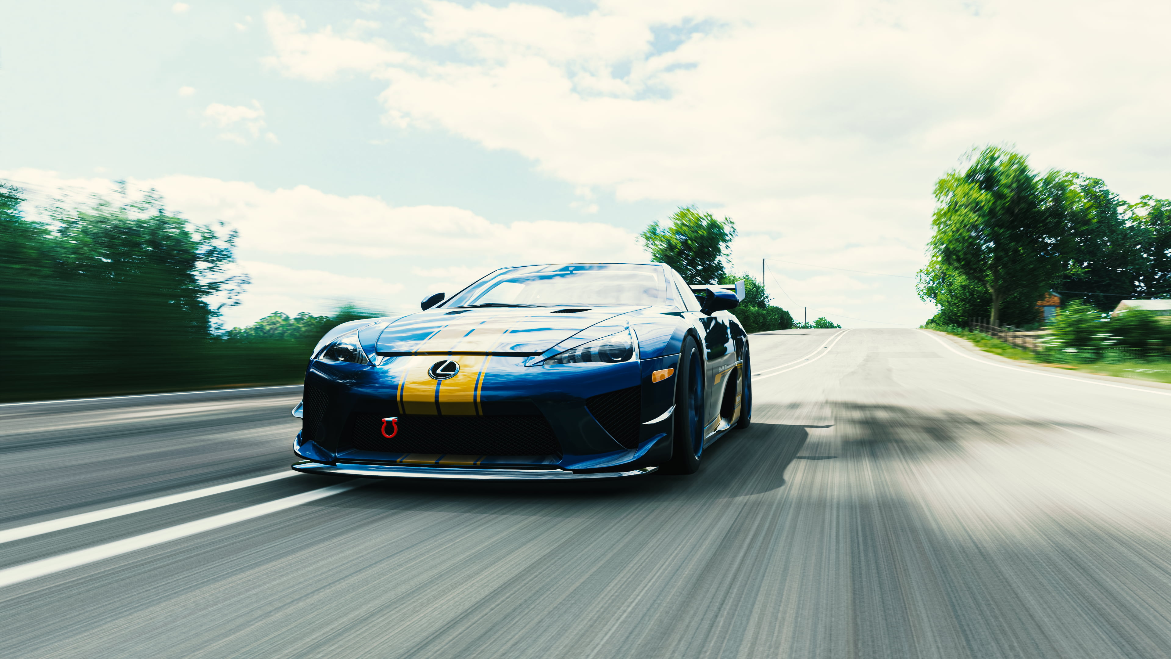 sports car, Microsoft, gaming desktop, Forza Horizon 4, Xbox Game Studios, Lexus LFA, Forza, car, 4K, HD Wallpaper