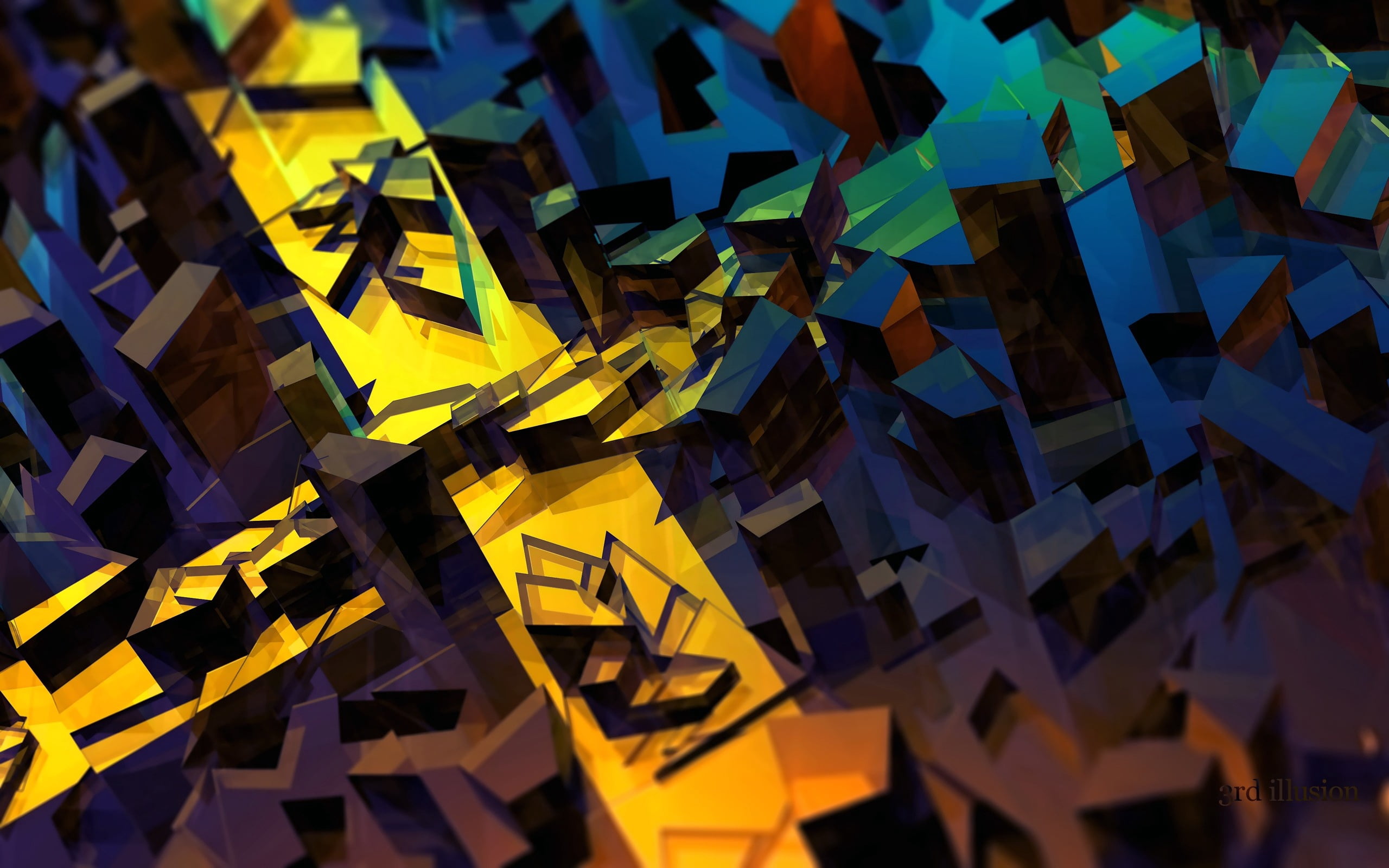 mosaic, high angle view, splinters, full frame, abundance, light - Natural Phenomenon, creativity, three Dimensional, colors, computer Graphic, craft, glass - Material, HD Wallpaper