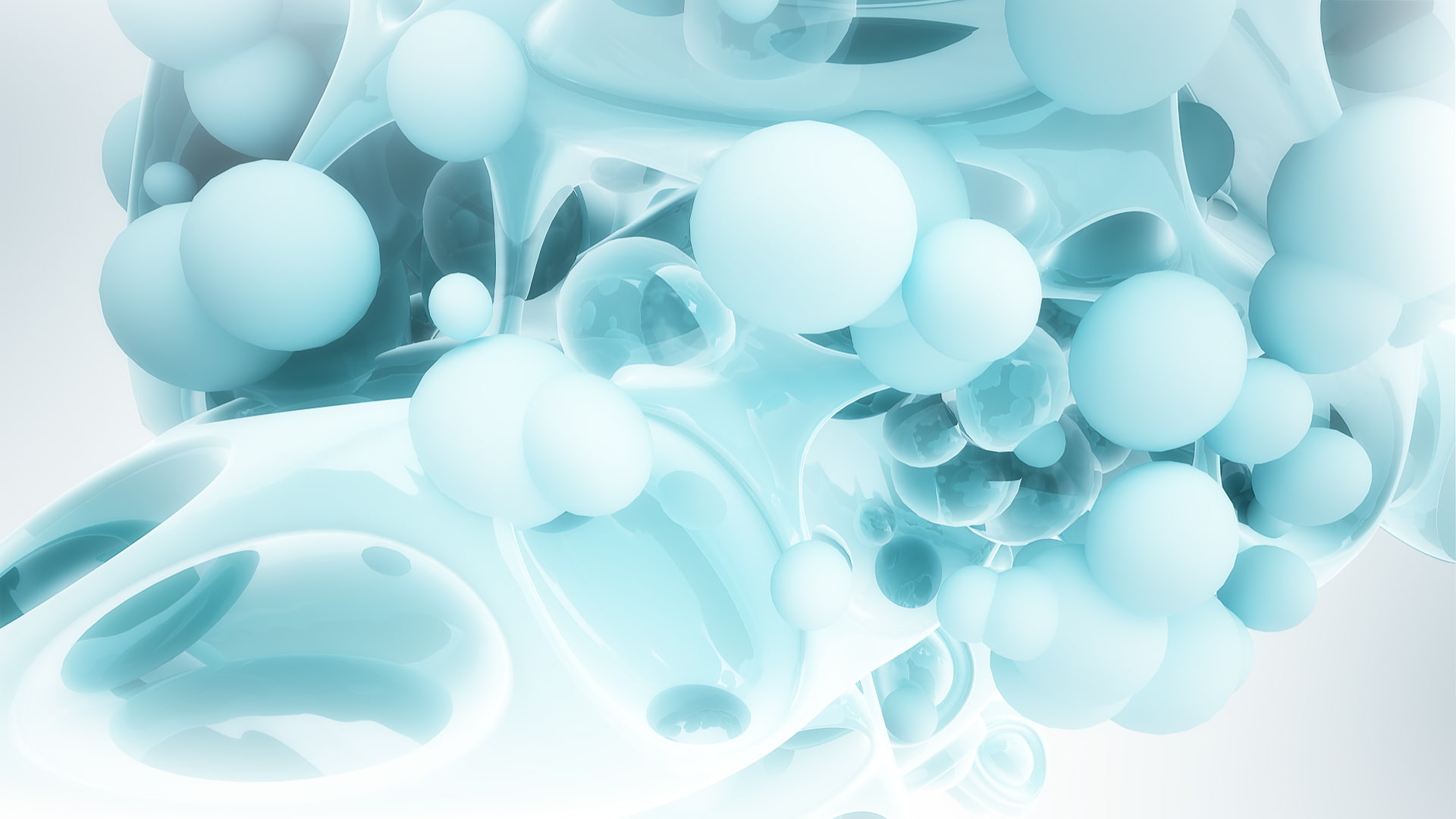 sphere, 1080P, turquise, 3D, render, abstract, digital art, HD Wallpaper