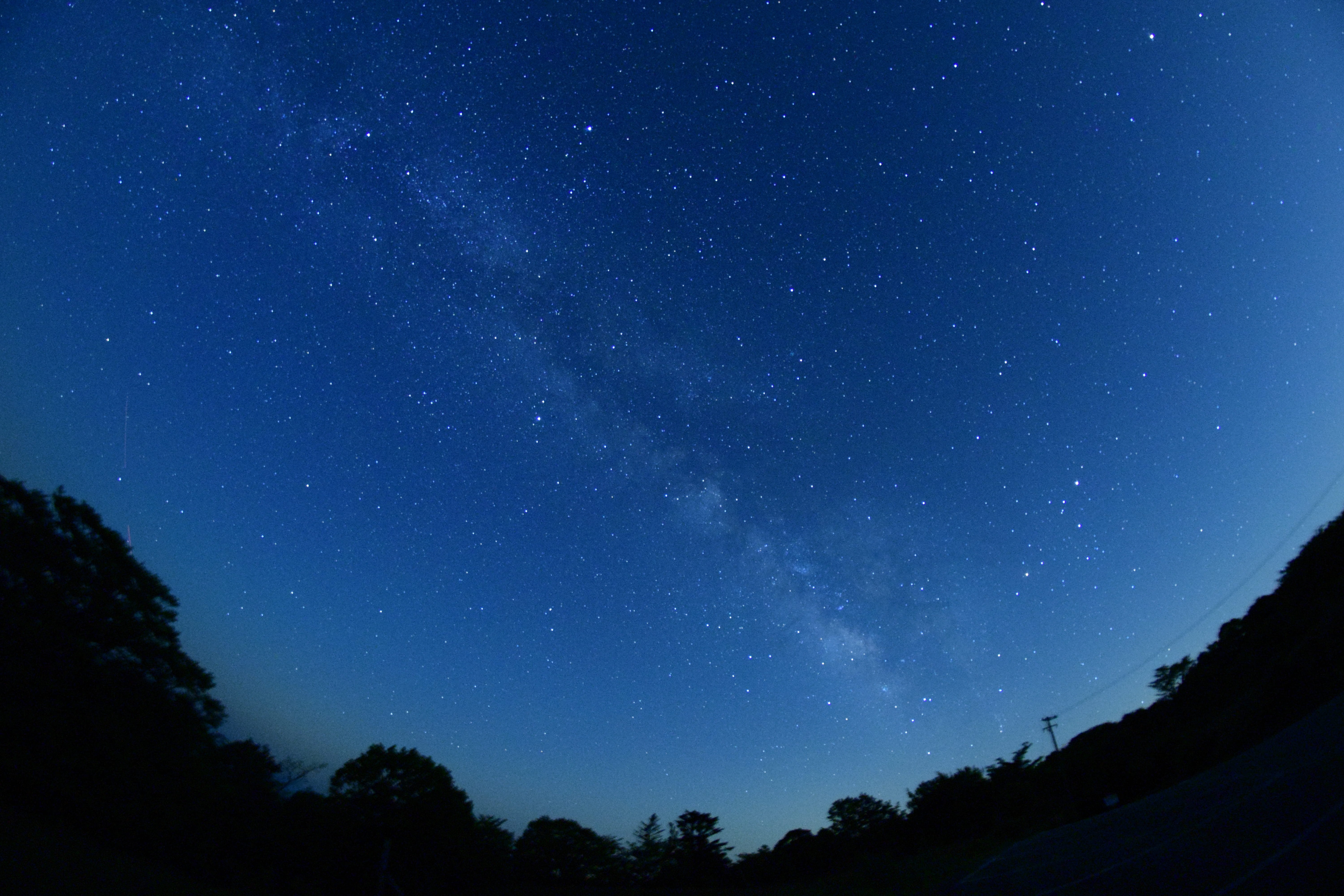 galaxy, Natural, low angle view, 5K, dark, outdoors, star, space, landscape, milky Way, space and astronomy, tranquility, tranquil scene, beauty in nature, HD Wallpaper