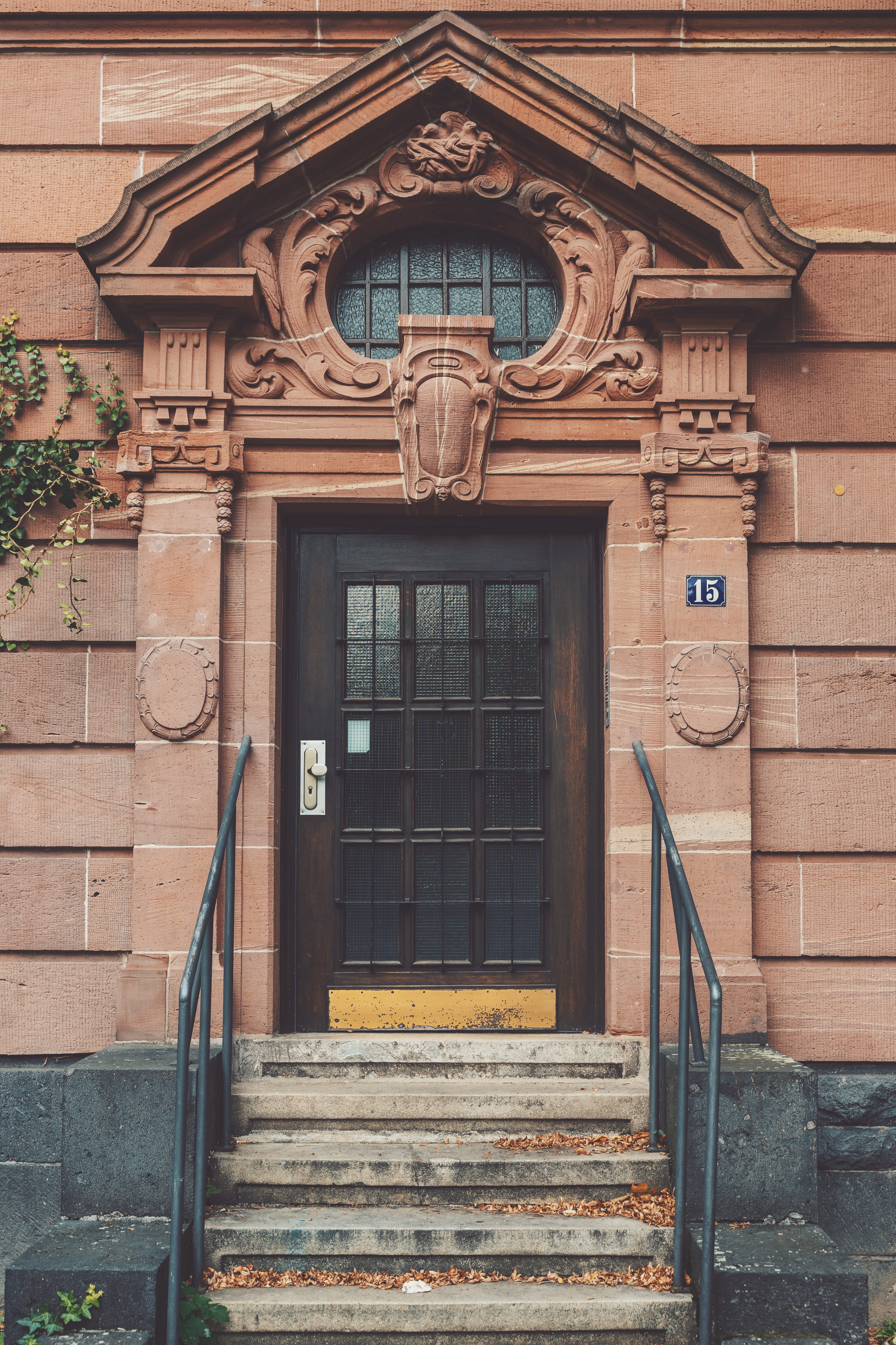 no people, wooden, stari, steps and staircases, glass, clear, built structure, wall - building feature, city, facade, day, entrance, masonry, outdoors, Phone HD Wallpaper