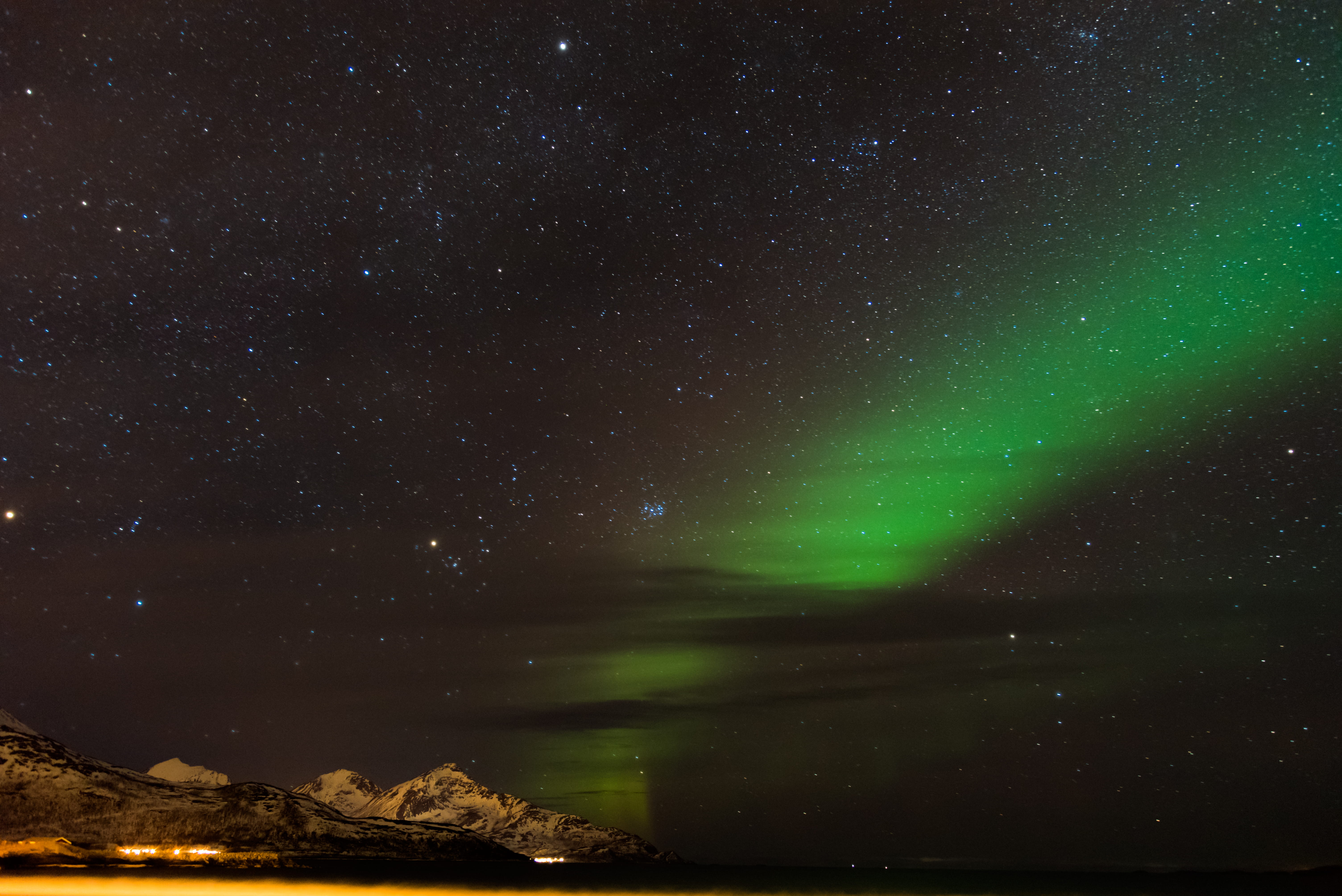 nebula, outer space, time, mesa, green, astronomy, majestic, snow, milky way, starry sky, sky, stary, natural phenomenon, scenics - nature, 5K, star, igloo, HD Wallpaper
