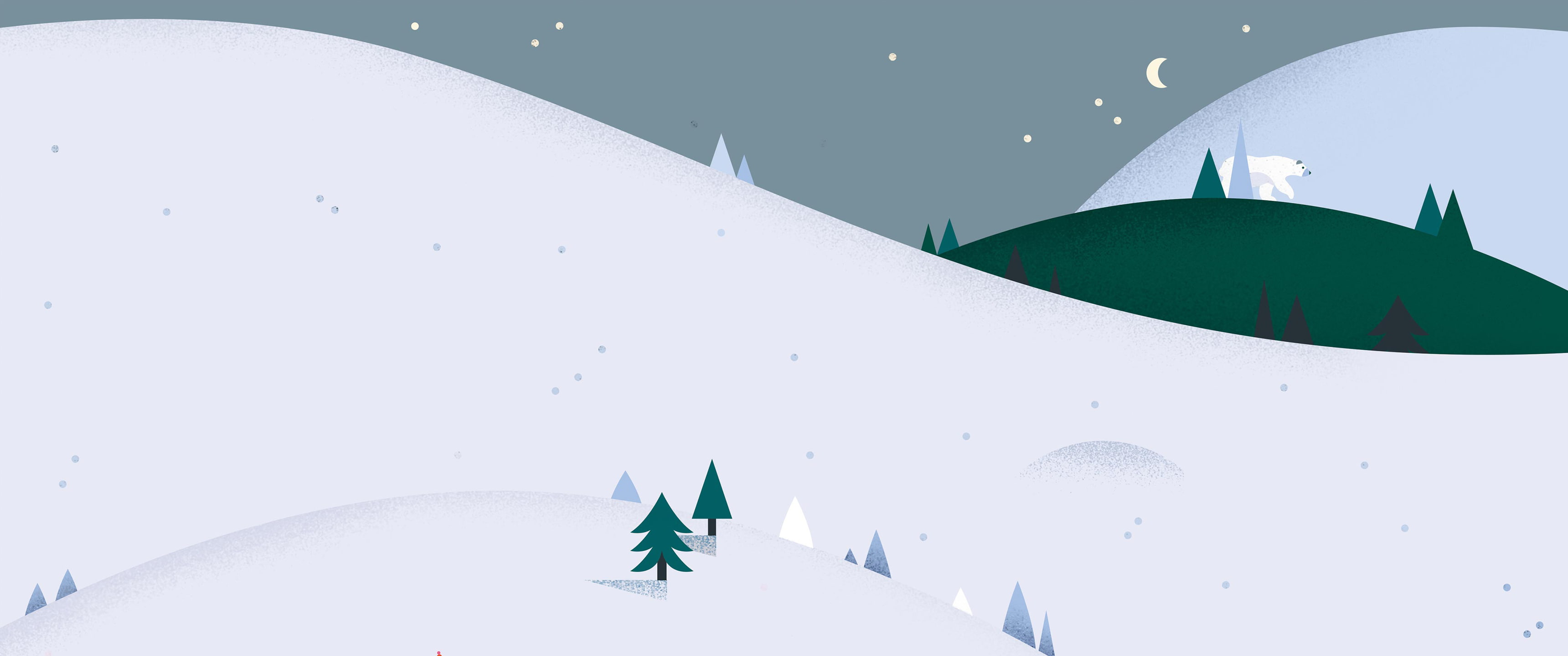 architecture, backgrounds, snowing, built structure, 2K, pine trees, white color, building exterior, abstract, snow, night, no people, sport, winter, sky, HD Wallpaper