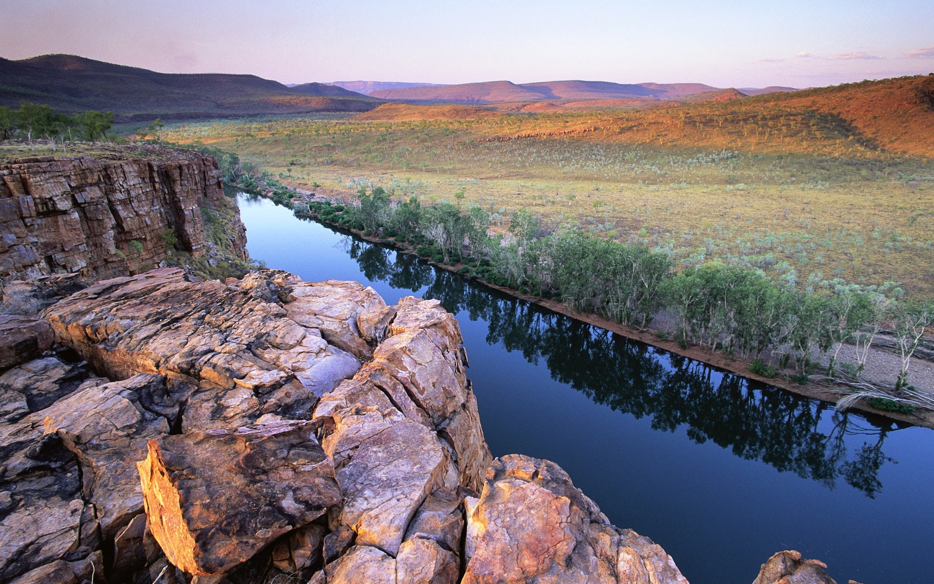 Kimberley, Australia, Pentecost, plateau, River, 1080P, HD Wallpaper