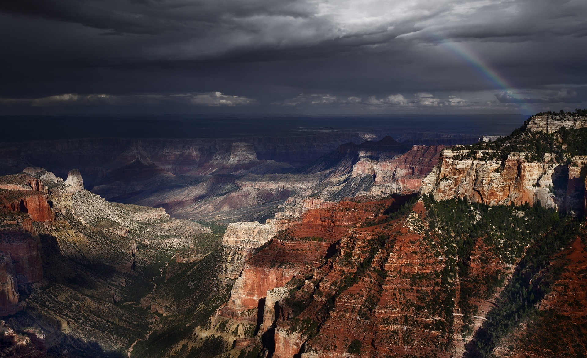 overcast, United States, Clouds, 1080P, landscape, rock - object, Park, Arizona, beauty in nature, mountain, formation, nature, Light, unitedstates, range, HD Wallpaper