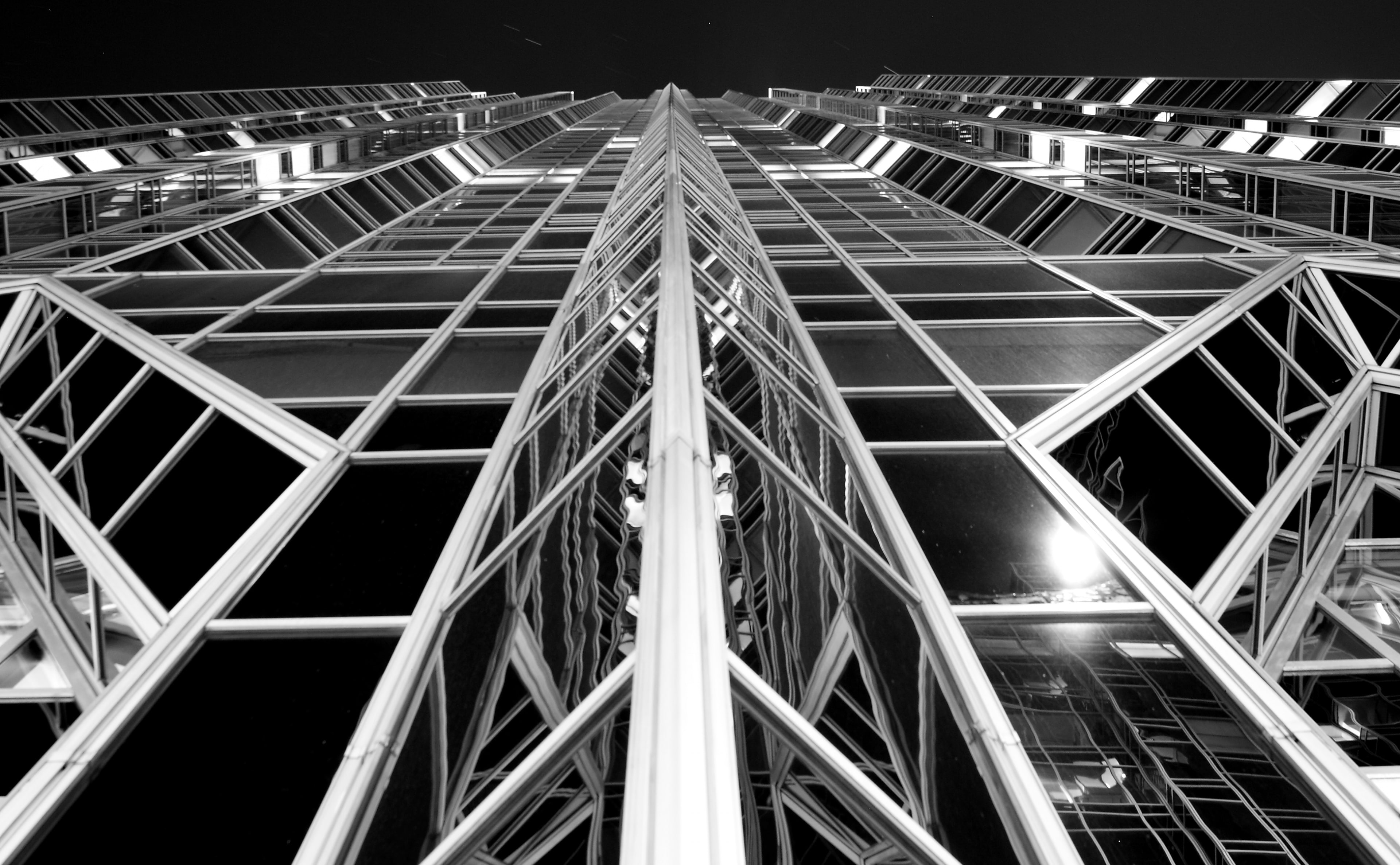 no people, sky, office building exterior, allegheny, Pittsburgh, transportation, alloy, unitedstates, architecture, building, Black and White, outdoors, HD Wallpaper