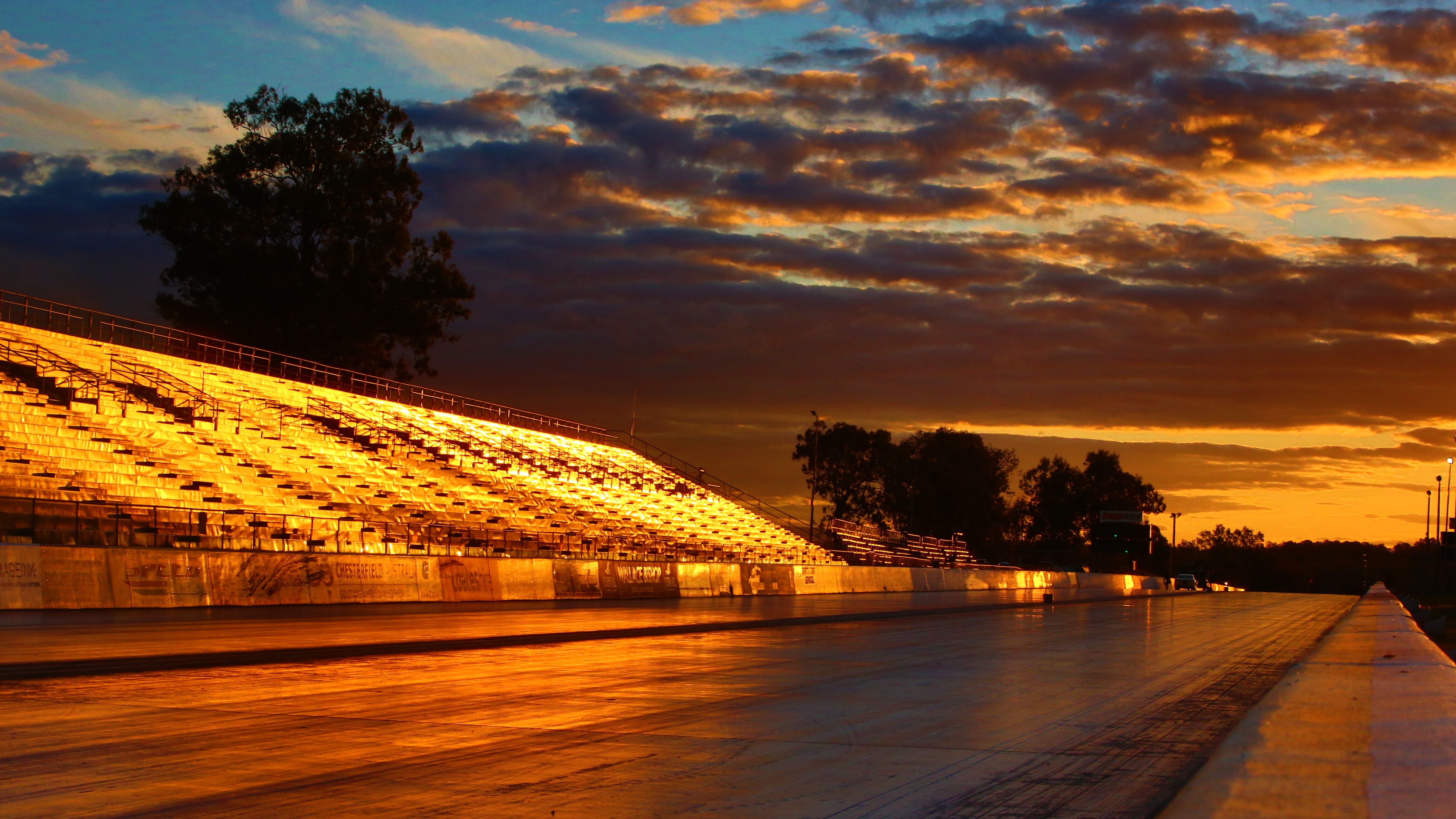 motor, travel destinations, cloud - sky, racetrack, sunset, architecture, race, beauty in nature, road, extreme, industrial, sun, sports, night, plant, HD Wallpaper