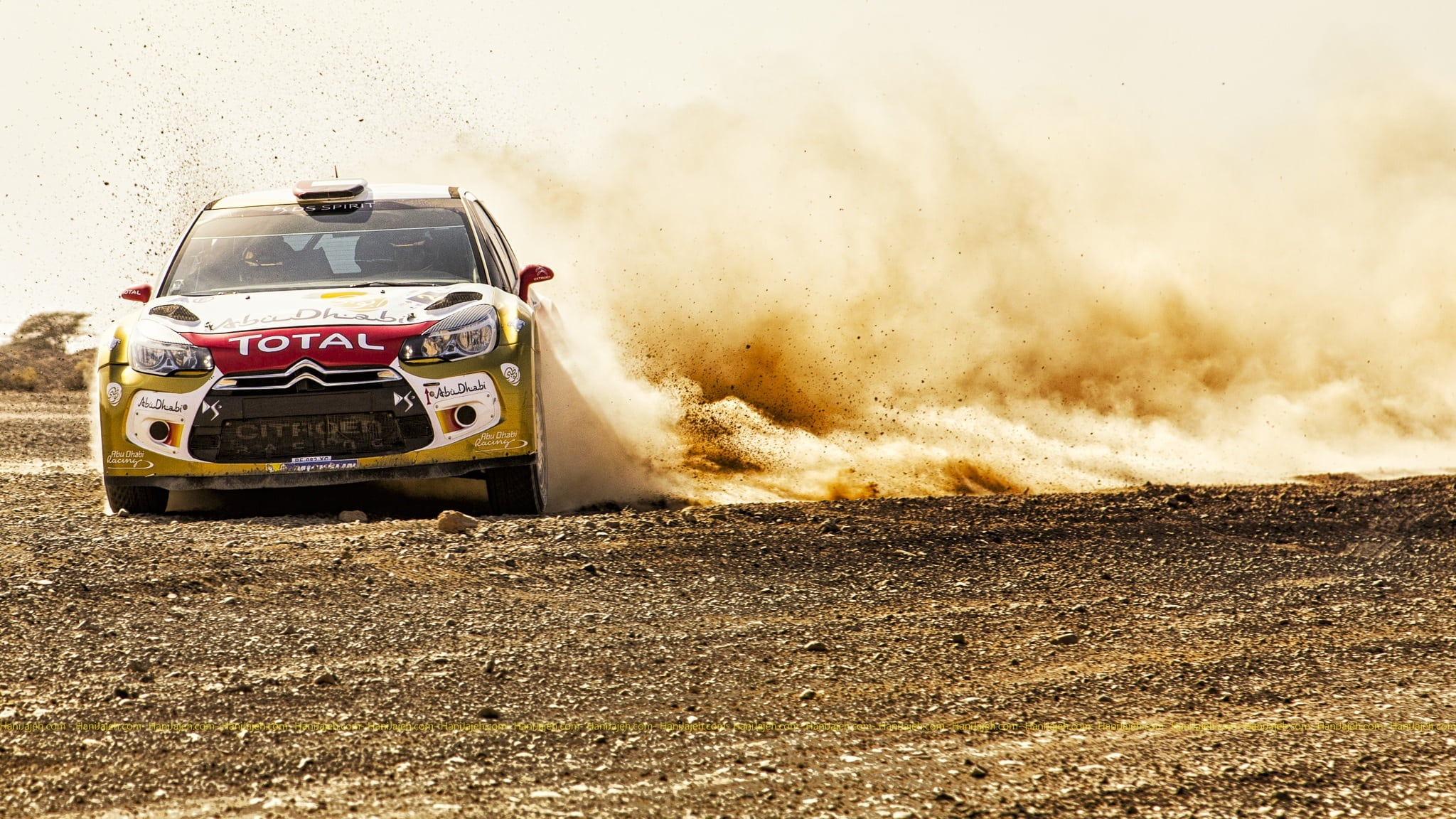 motorsport, action, elysee, citroen, fast, yellow, driving, racing car, dust, nature, speed, land Vehicle, environment, smoke - physical structure, wheel, HD Wallpaper