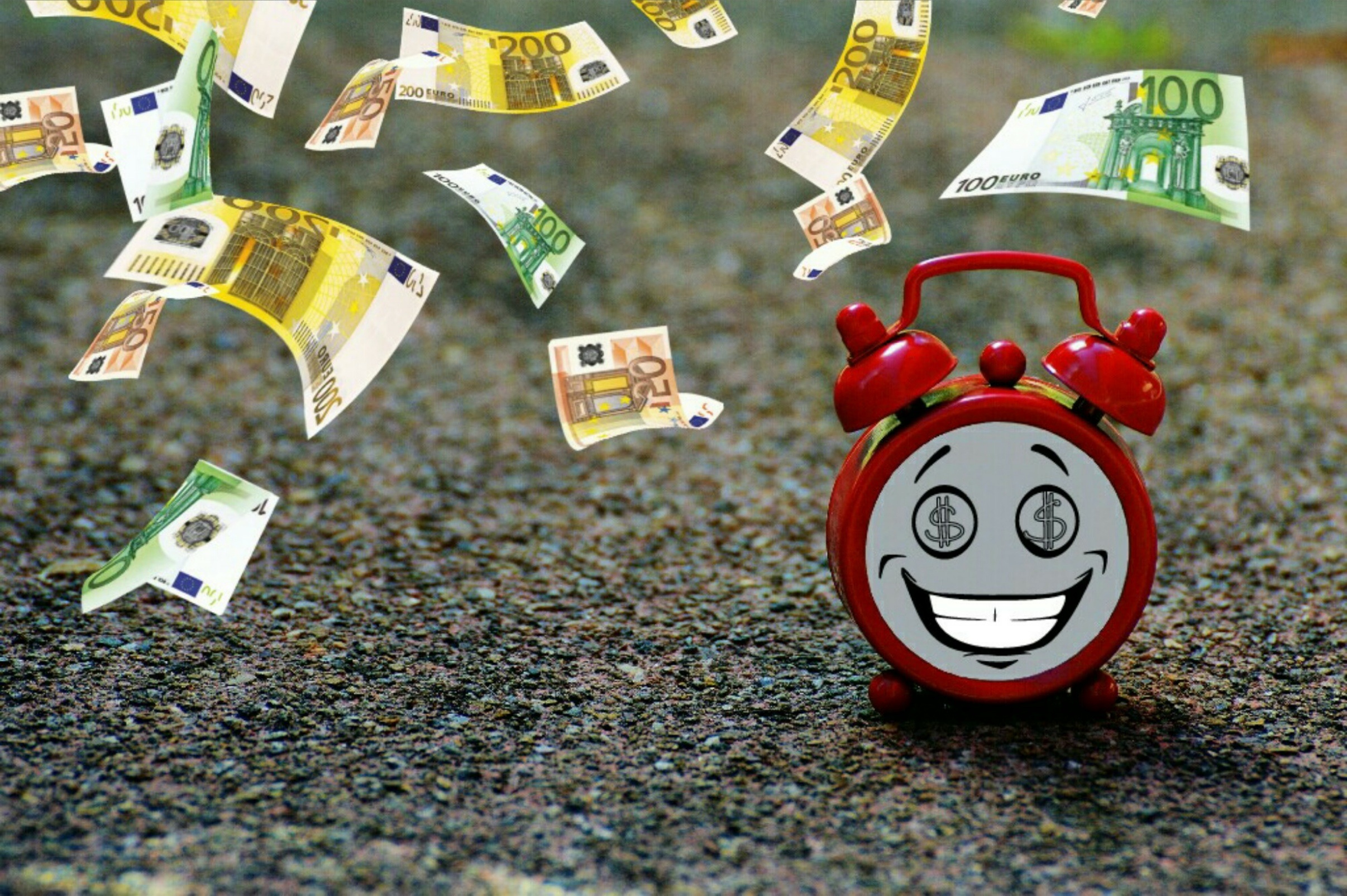 no people, alarm, economy, 1080P, minutes, making money, business, savings, alarm clock, finance, outdoors, paper currency, banknotes, the eleventh hour, HD Wallpaper