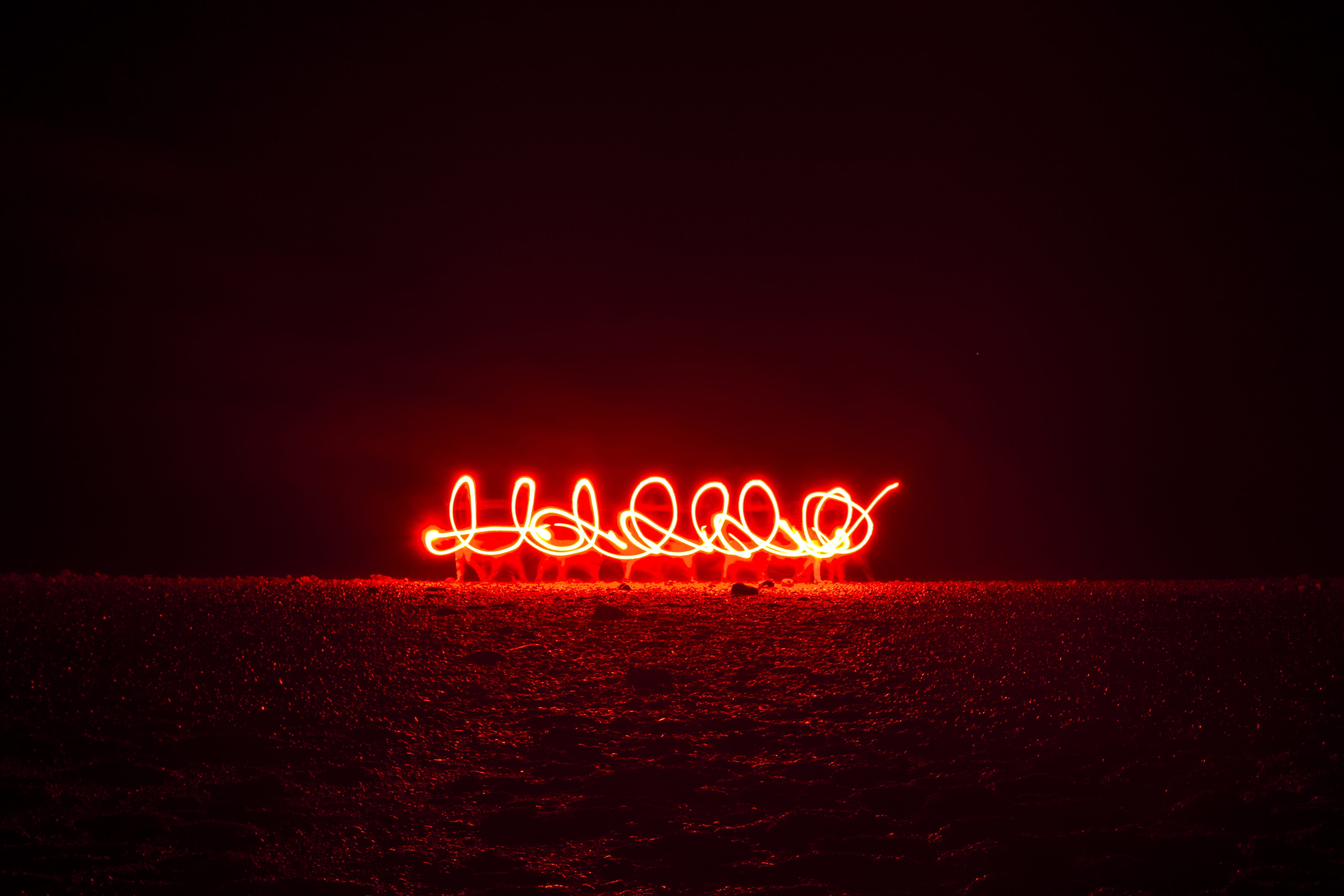 communication, soil, night, near, copy space, sign, 4K, dark, glow, time, brown, neon, motion, ocean, lightpaint, outdoors, sky, illuminated, long exposure, HD Wallpaper