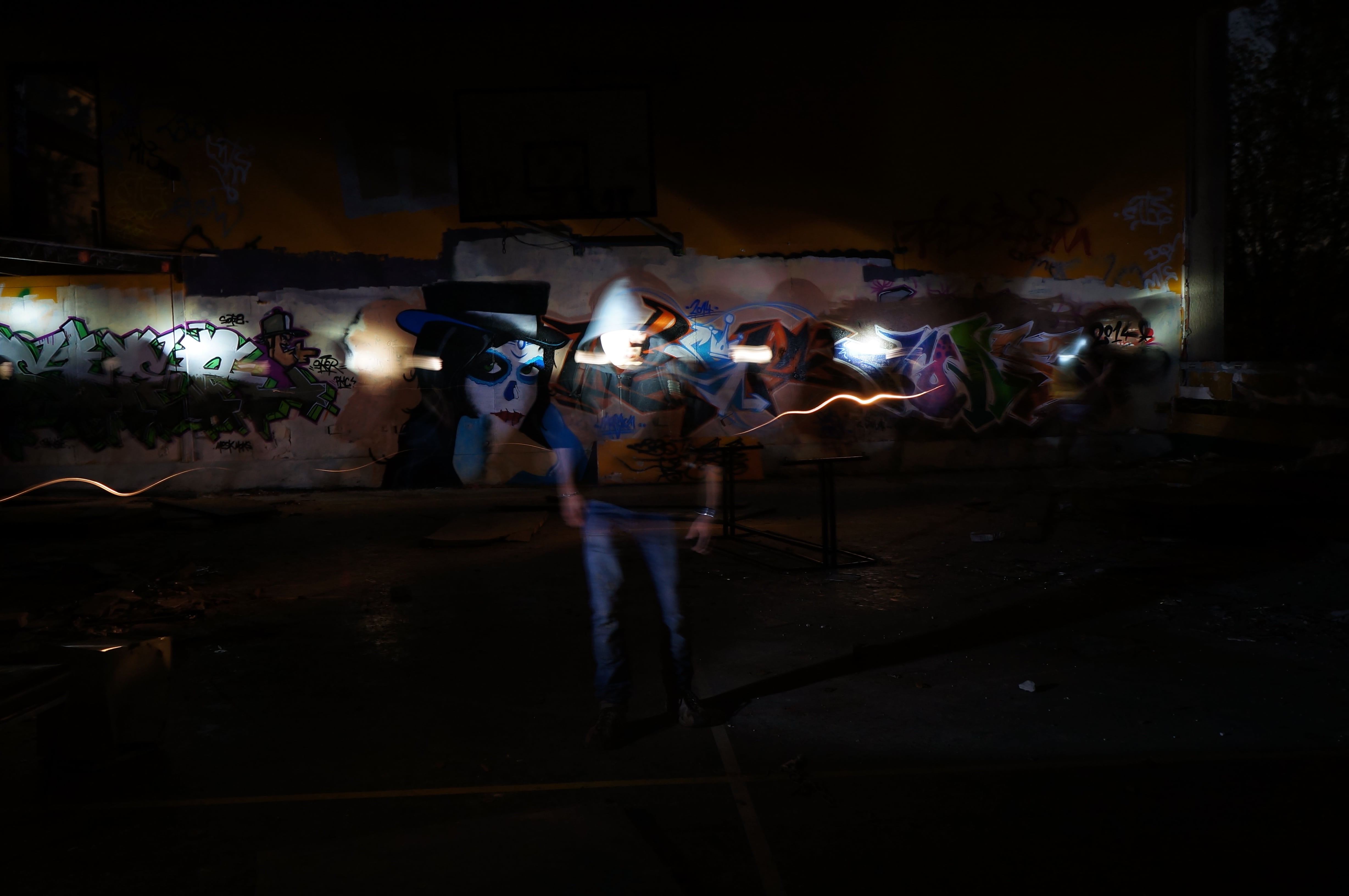 indoors, abandoned, technology, people, art and craft, adult, night, ghost, 4K, shadow, illuminated, full length, group of people, creativity, men, city, HD Wallpaper