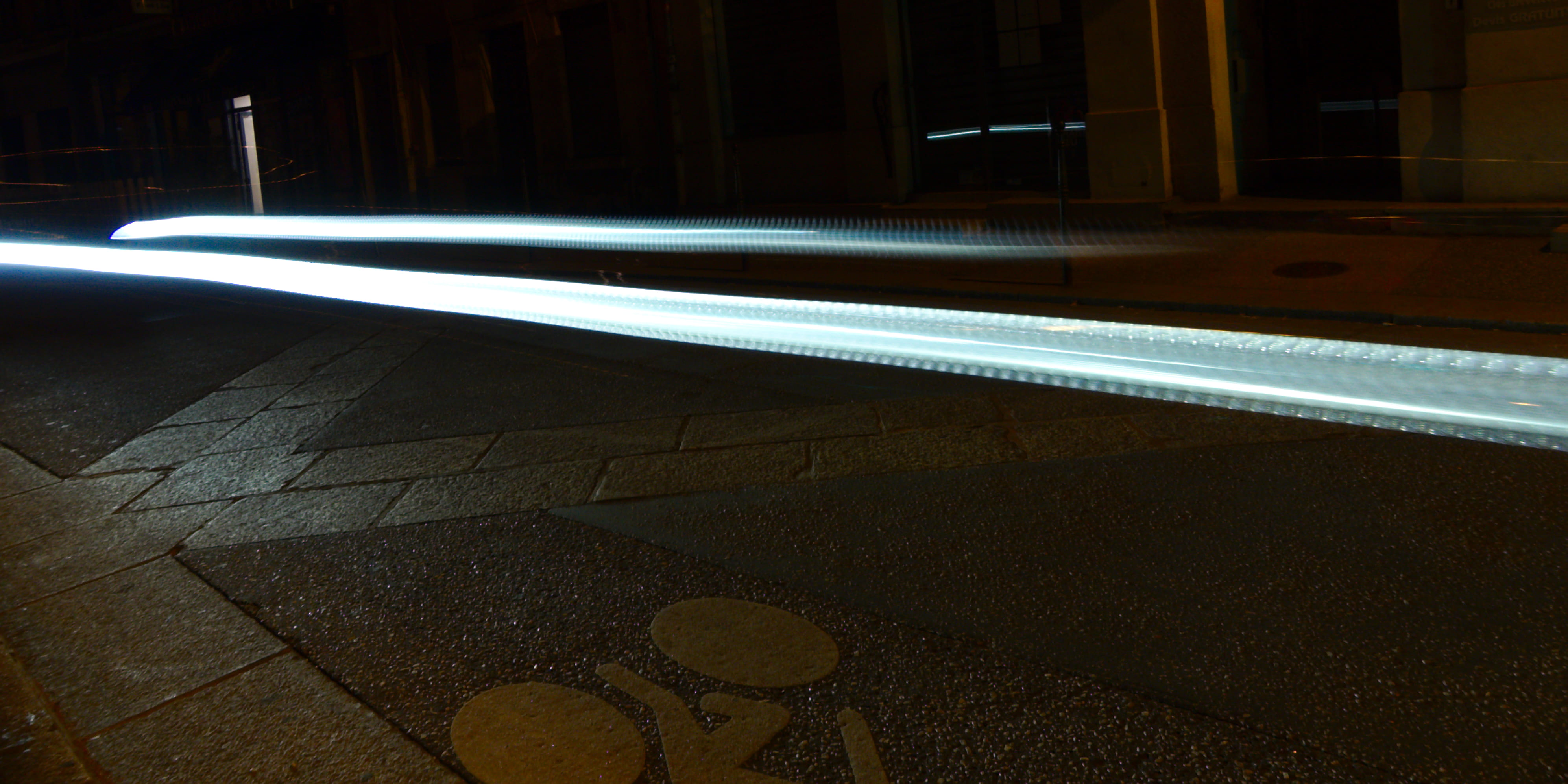 outdoors, trails, lightpainting, glowing, lyon, city, neon, road, night, architecture, no people, speed, light - natural phenomenon, street, blurred motion, HD Wallpaper