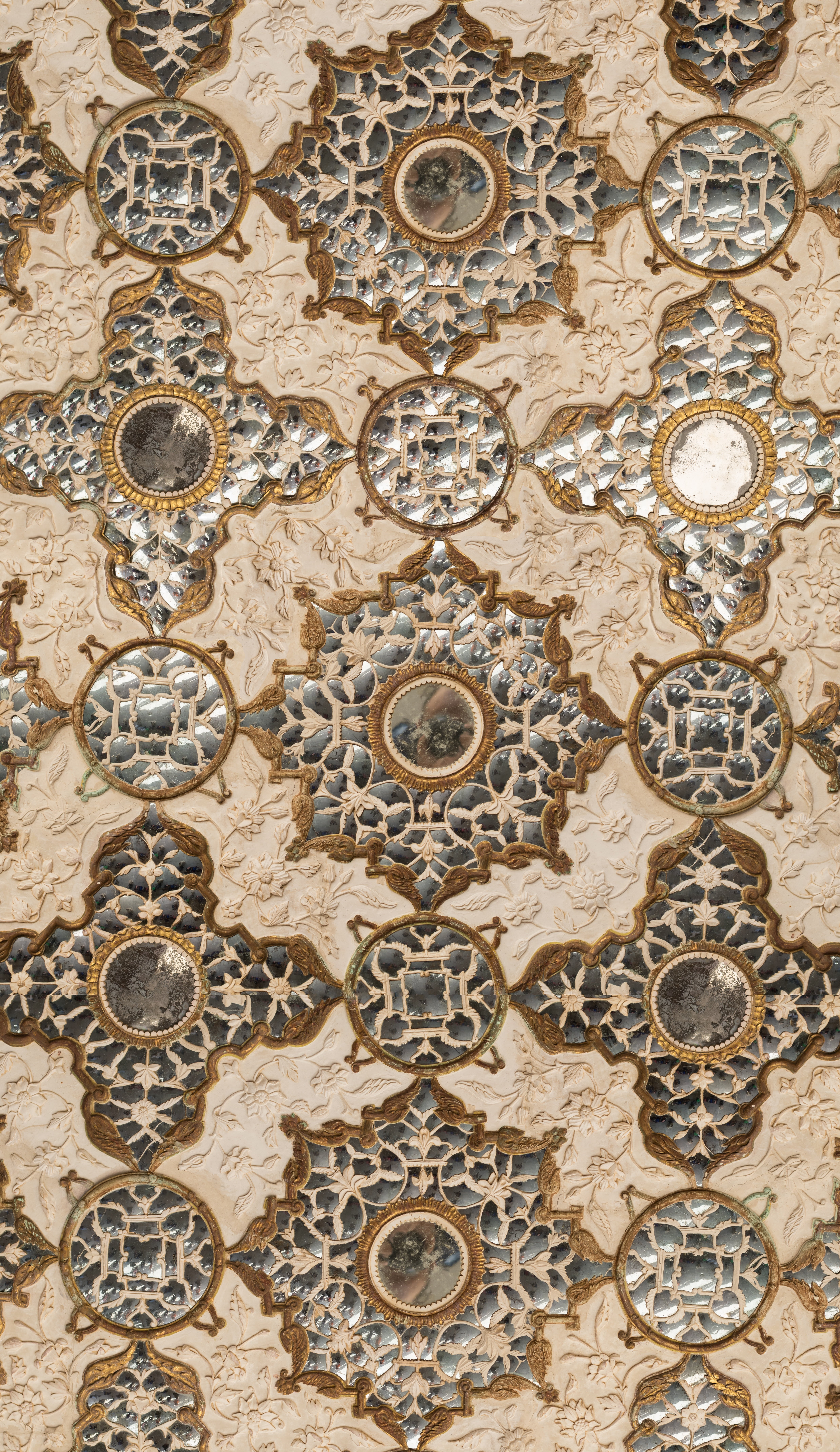 decorative, stylish, mirrors, mughal, day, old, shape, indoors, built structure, architecture, white, texture, art and craft, elegance, retro, backgrounds, Phone HD Wallpaper