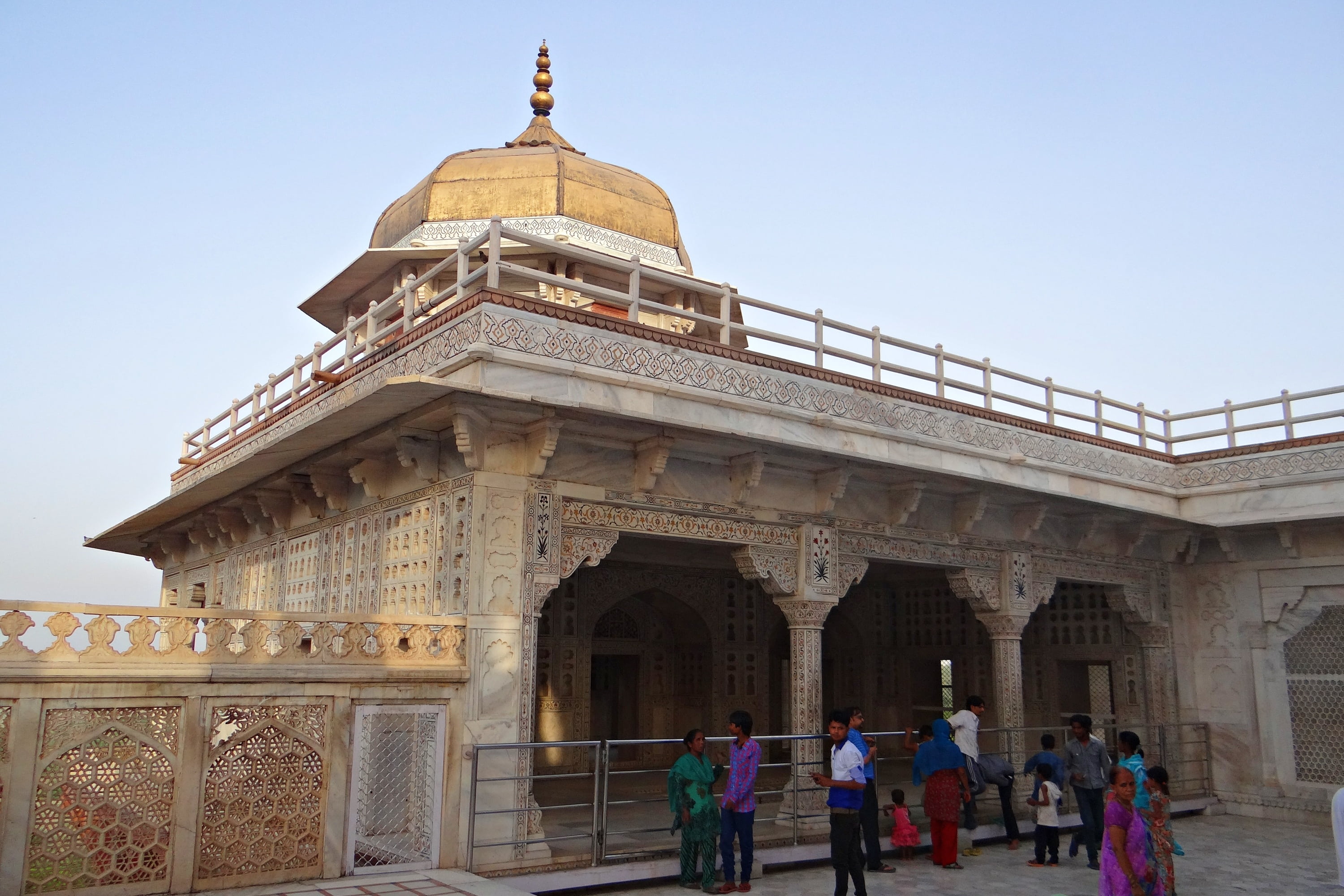 real people, cultures, mughals, mausoleum, nature, dome, day, outdoors, travel, built structure, musamman burj, agra, tourism, spirituality, india, clear sky, HD Wallpaper
