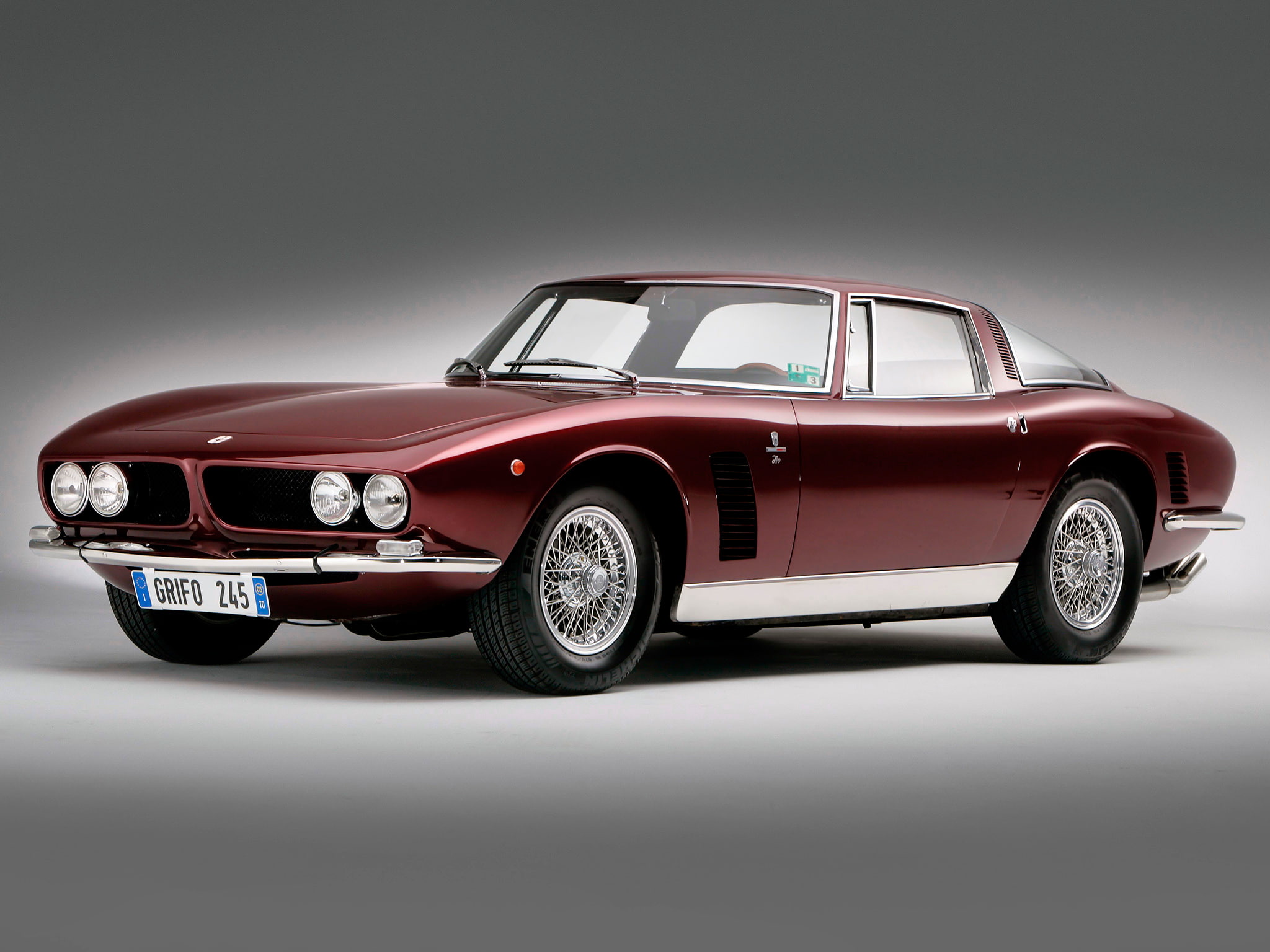classic, supercar, 1965, iso, 1080P, grifo, HD Wallpaper