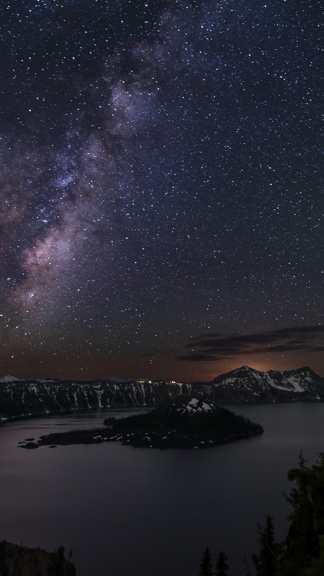 stars, tranquil scene, night, no people, mountain, water, star, galaxy, scenics - nature, sky, star field, science, astrology, milky way, space, nature, Phone HD Wallpaper