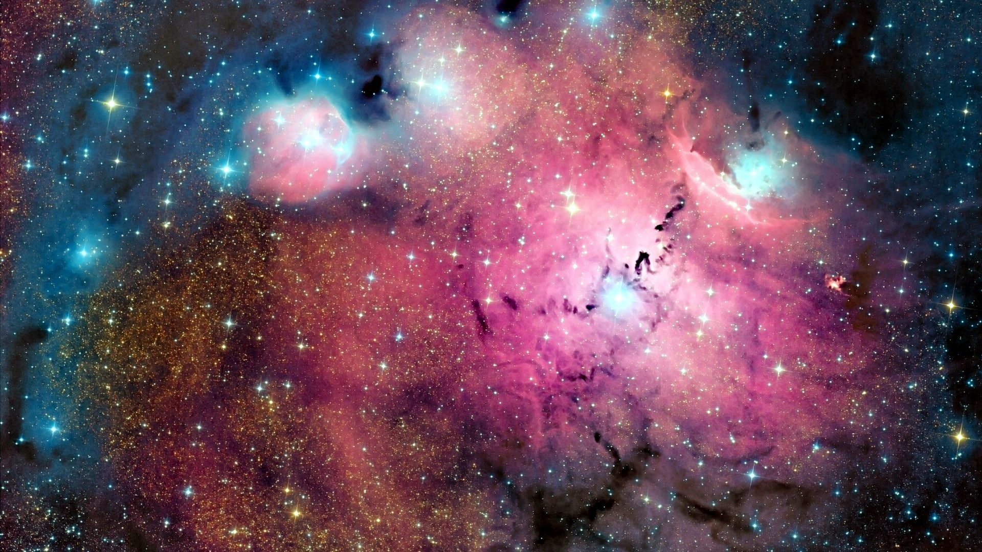 star, stars, nebula, hd, space, illustration, 1080P, constellation, HD Wallpaper