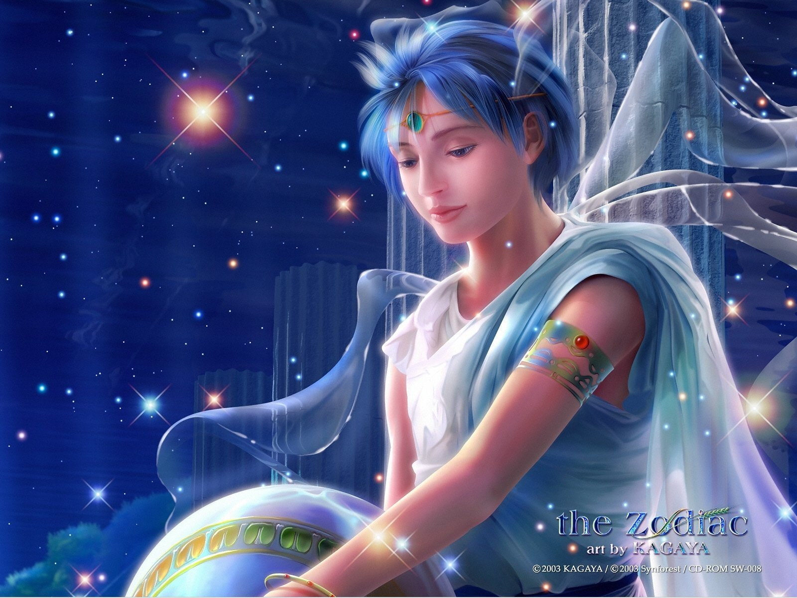 zodiac, 720P, kagaya, aquarius, yutaka, HD Wallpaper