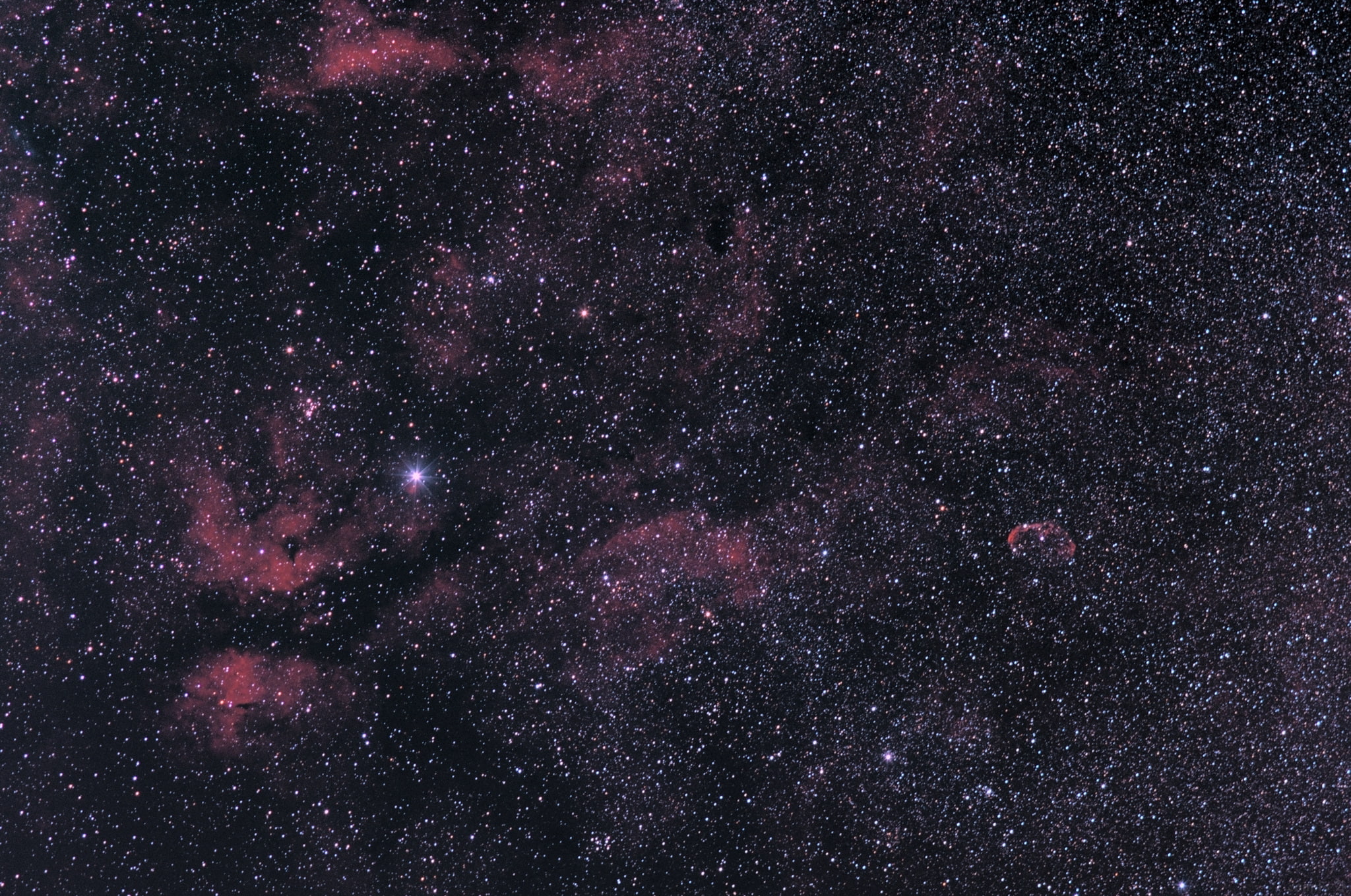 1080P, the constellation of the Swan, Gamma Cygnus, brightness, second, star, HD Wallpaper