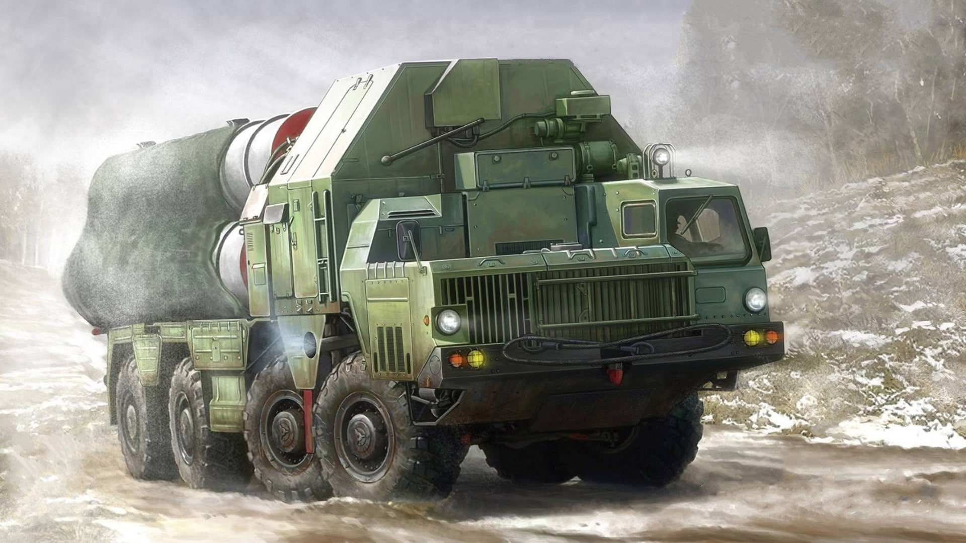 Russia, Favorite, anti-aircraft missile system, 1080P, Launcher, S-300, SAM, HD Wallpaper