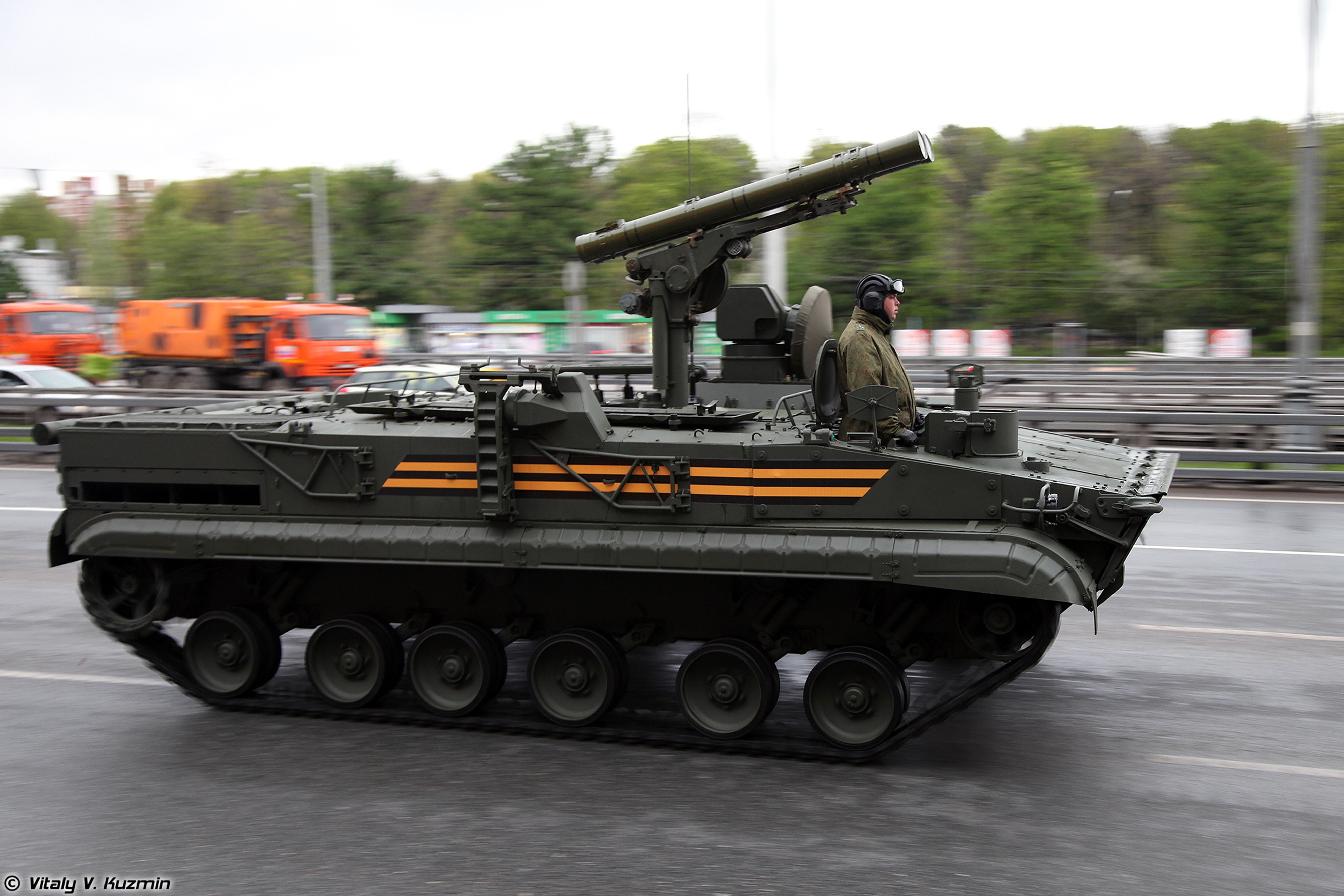 star, 2014, may 5th, parade, missile, system, rehearsal, vehicle, 9k123, moscow, army, 4K, day, 9p157 2, victory, khrizantema s, military, anti tank, red, HD Wallpaper