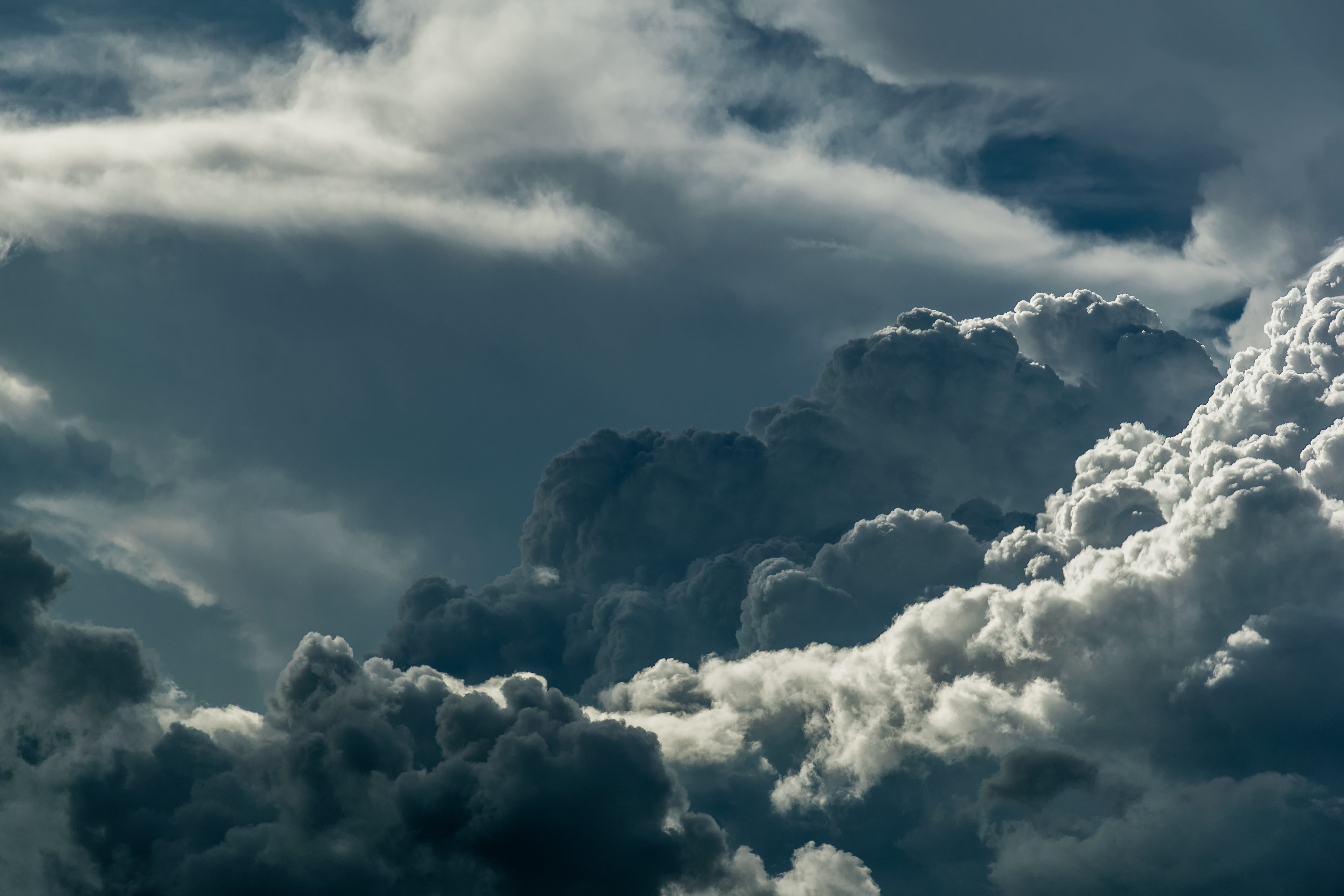 beautiful, skies, iskyhub, lovers, cumulus, idyllic, beauty in nature, clouds, no people, weather, 5K, cloud - sky, nature, skyporn, ominous, cloudporn, HD Wallpaper