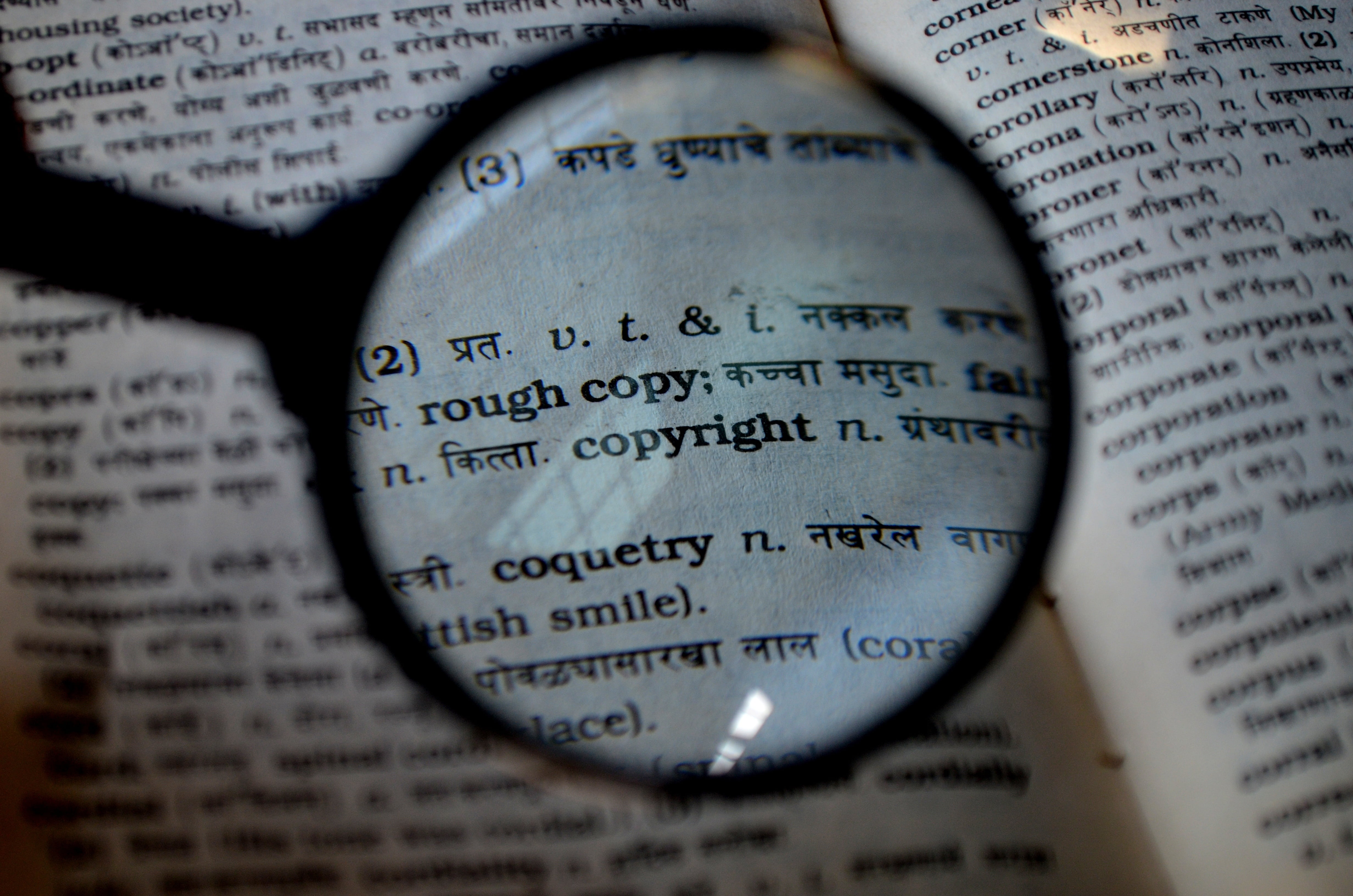 close-up, lookup, communication, dictionary, number, magnifier, studio shot, learning, magnifying, selective focus, book, indoors, heart shape, search, HD Wallpaper
