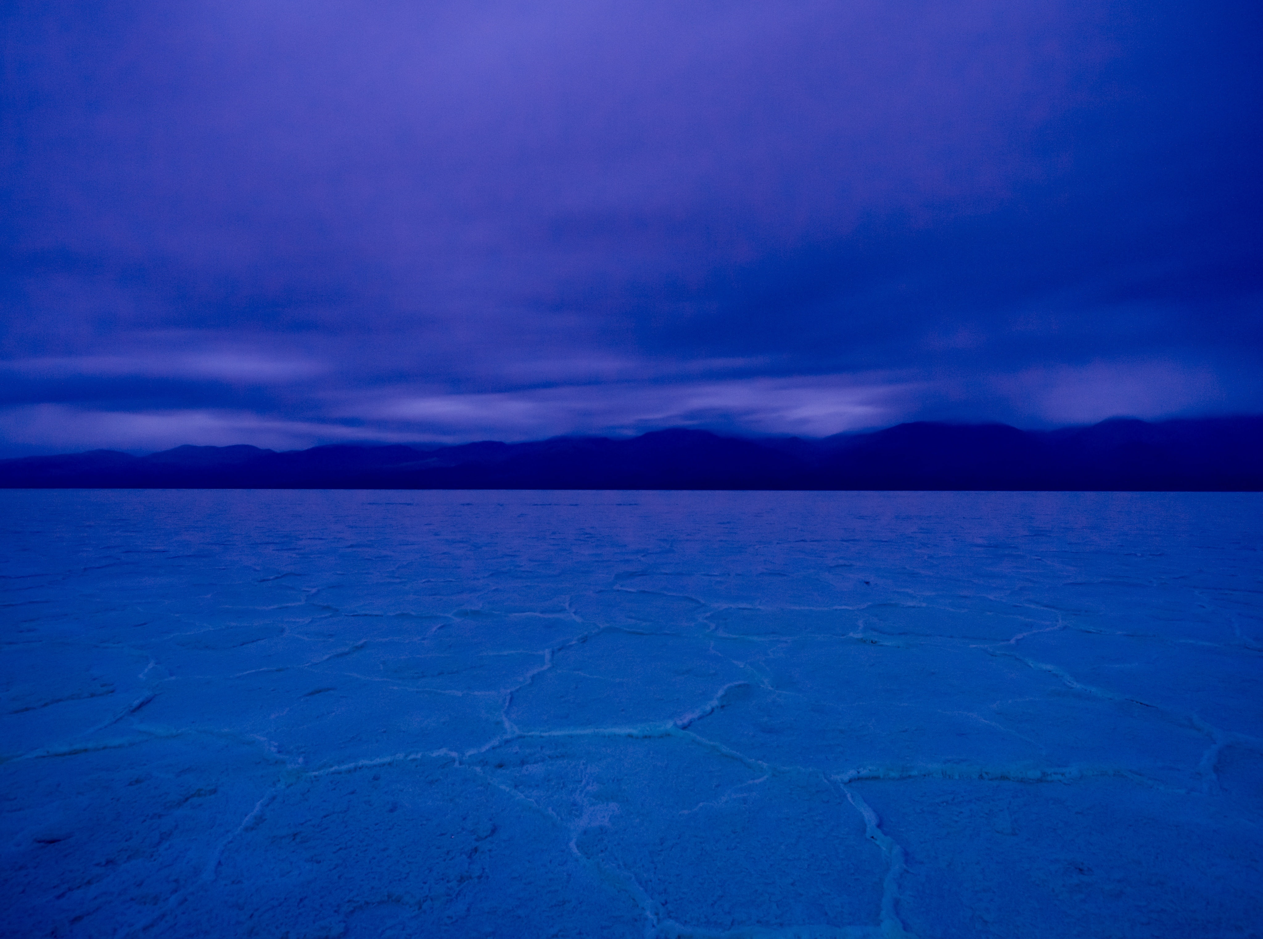 4K, flats, salt, badwater, valley, Blue, United States, death, Landscape, saltflats, deathvalley, Evening, California, HD Wallpaper