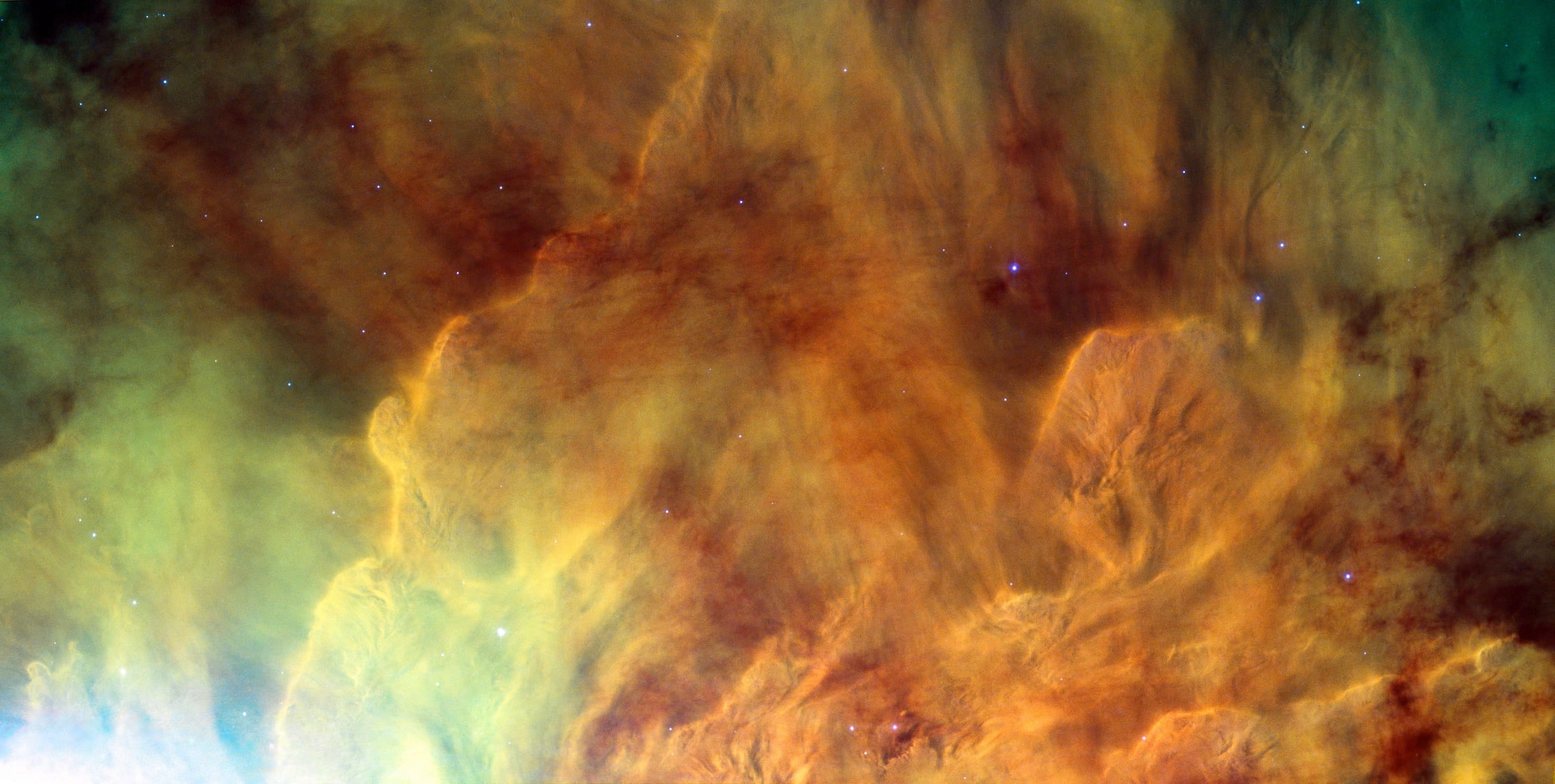 cosmos, sky, science, astronomy, o herschel 36, space, rcw 146, interstellar cloud, messier 8, abstract, orange color, colorful, multi colored, open cluster, HD Wallpaper