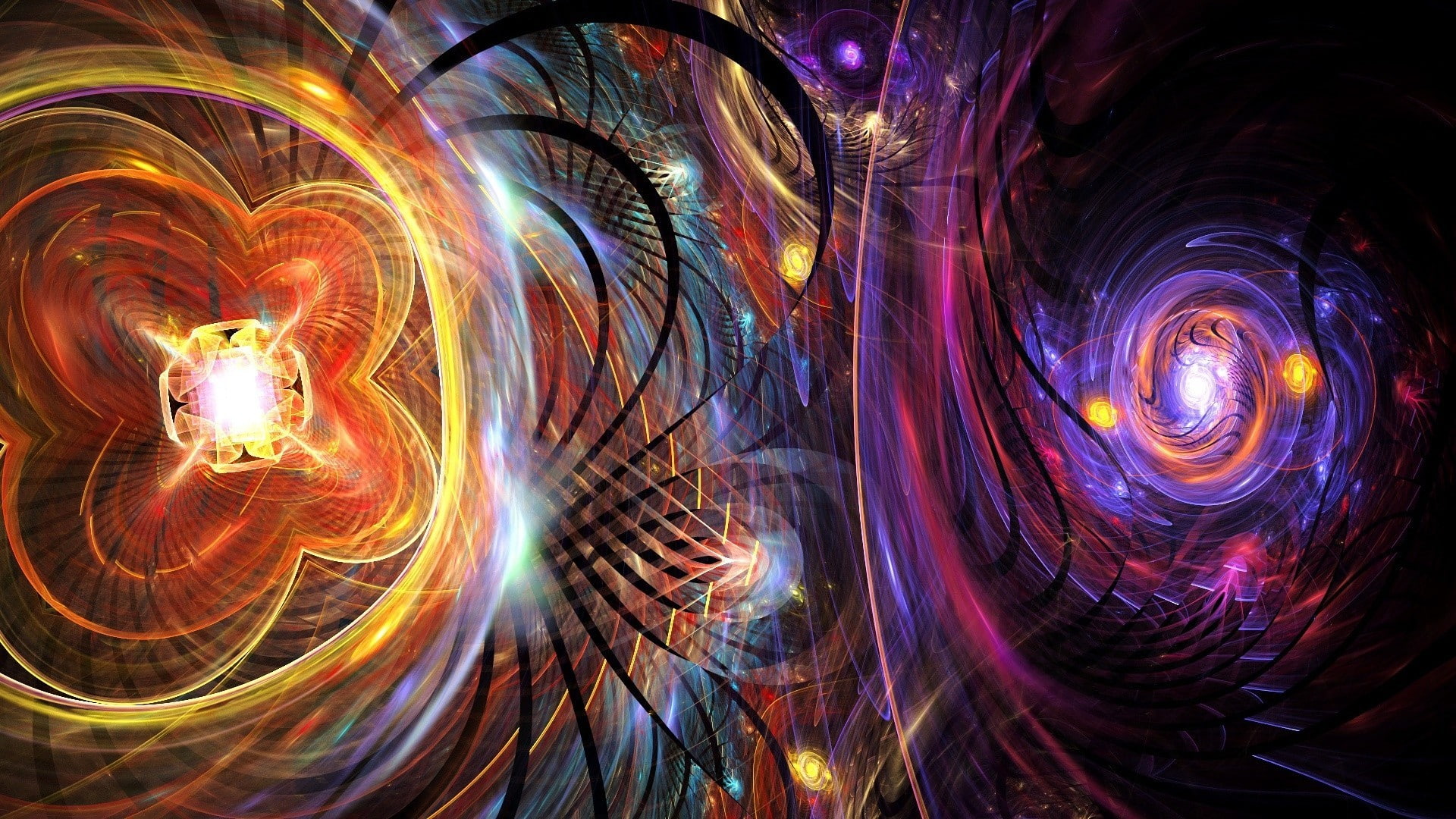 illuminated, spinning, creativity, arts culture and entertainment, abstract, full frame, 1080P, light - natural phenomenon, wire wool, blurred motion, HD Wallpaper