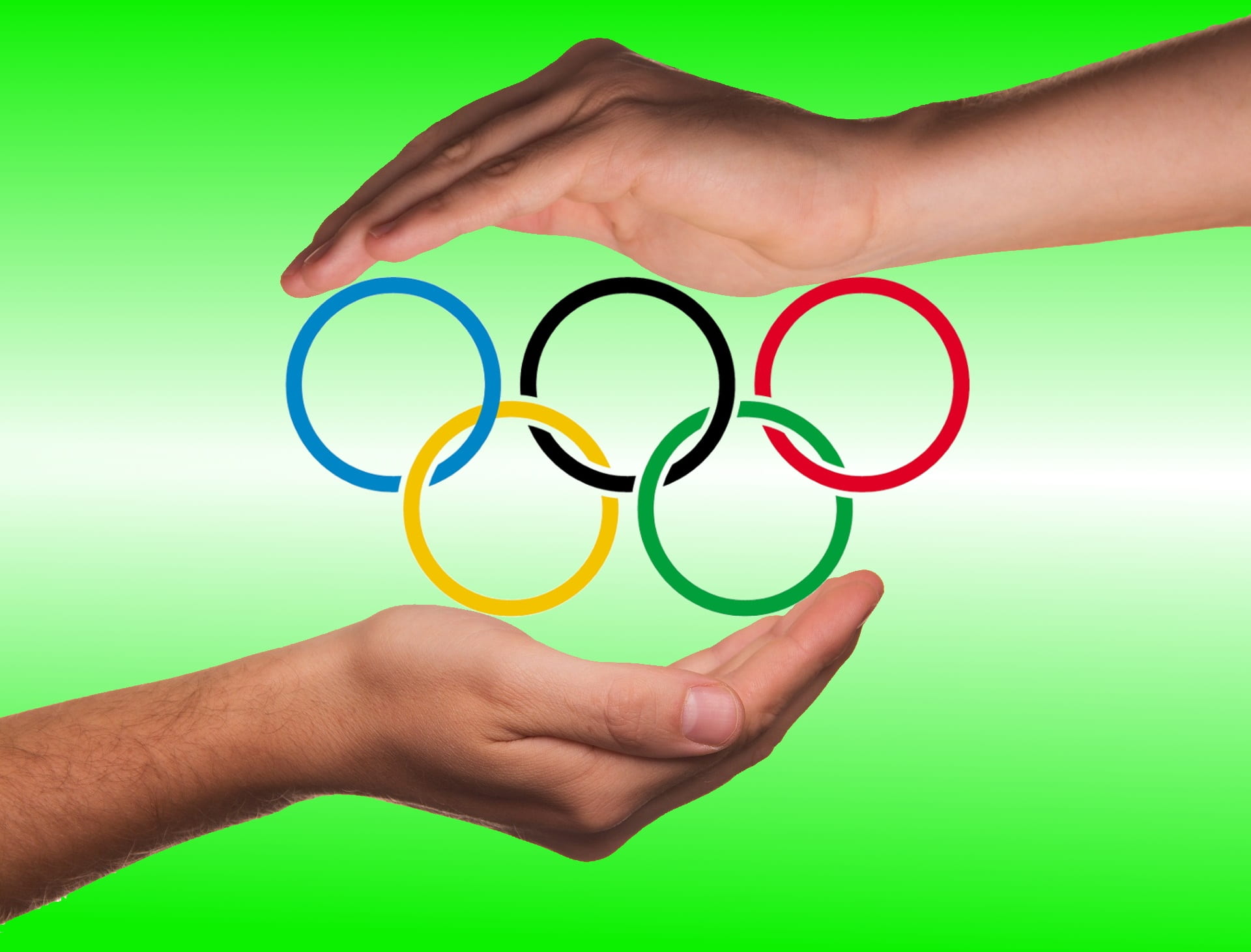 holding, environmental conservation, hands, indoors, close-up, blue background, protection, youth, 1080P, connection, green color, olympics, studio shot, HD Wallpaper