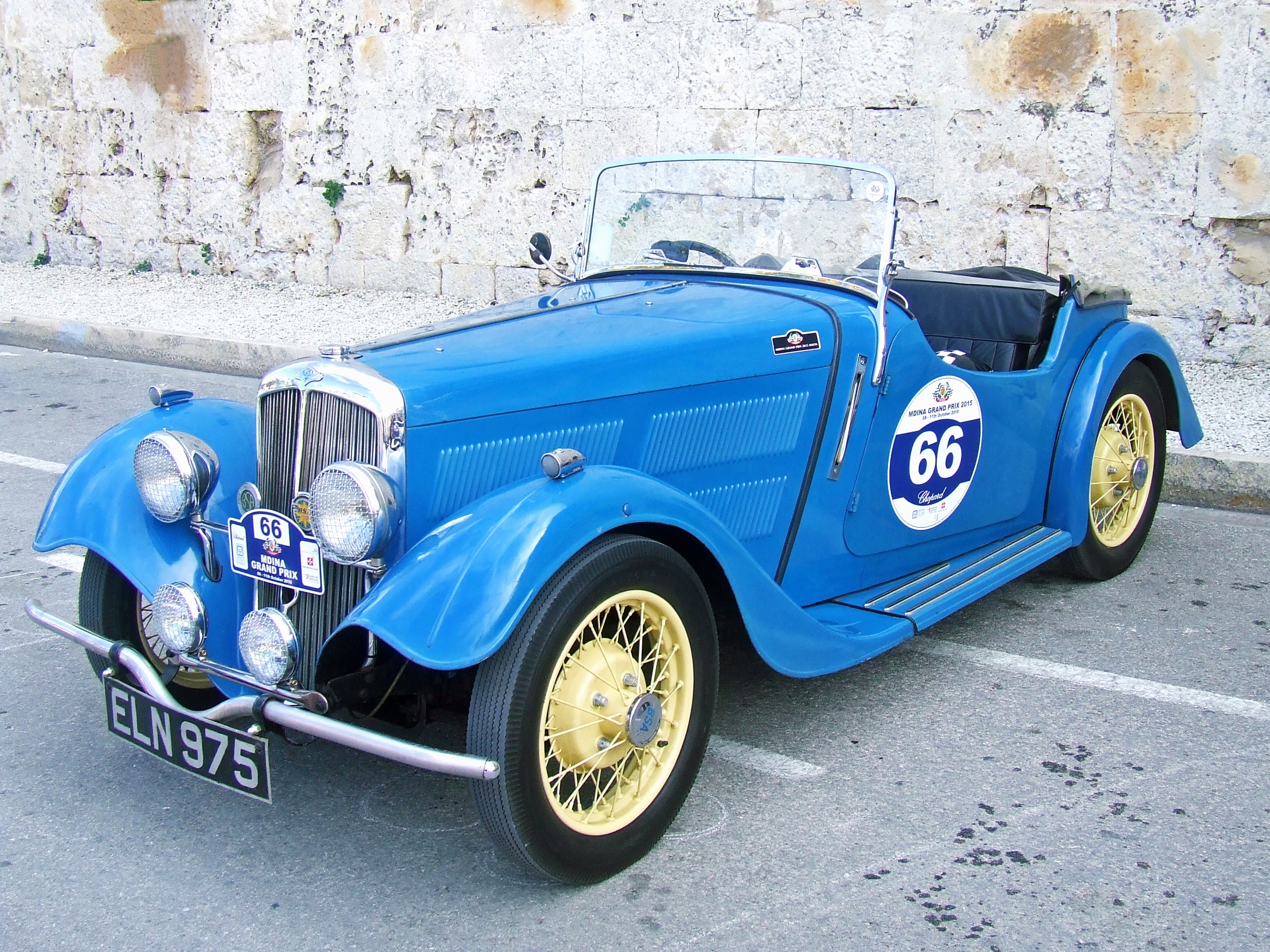old car, 2K, british, mgtf, city, no 66, shiny, transport, classic, mg tf, elegance, antique, vintage, sitting, car, convertible, number 66, old, bsa car, HD Wallpaper