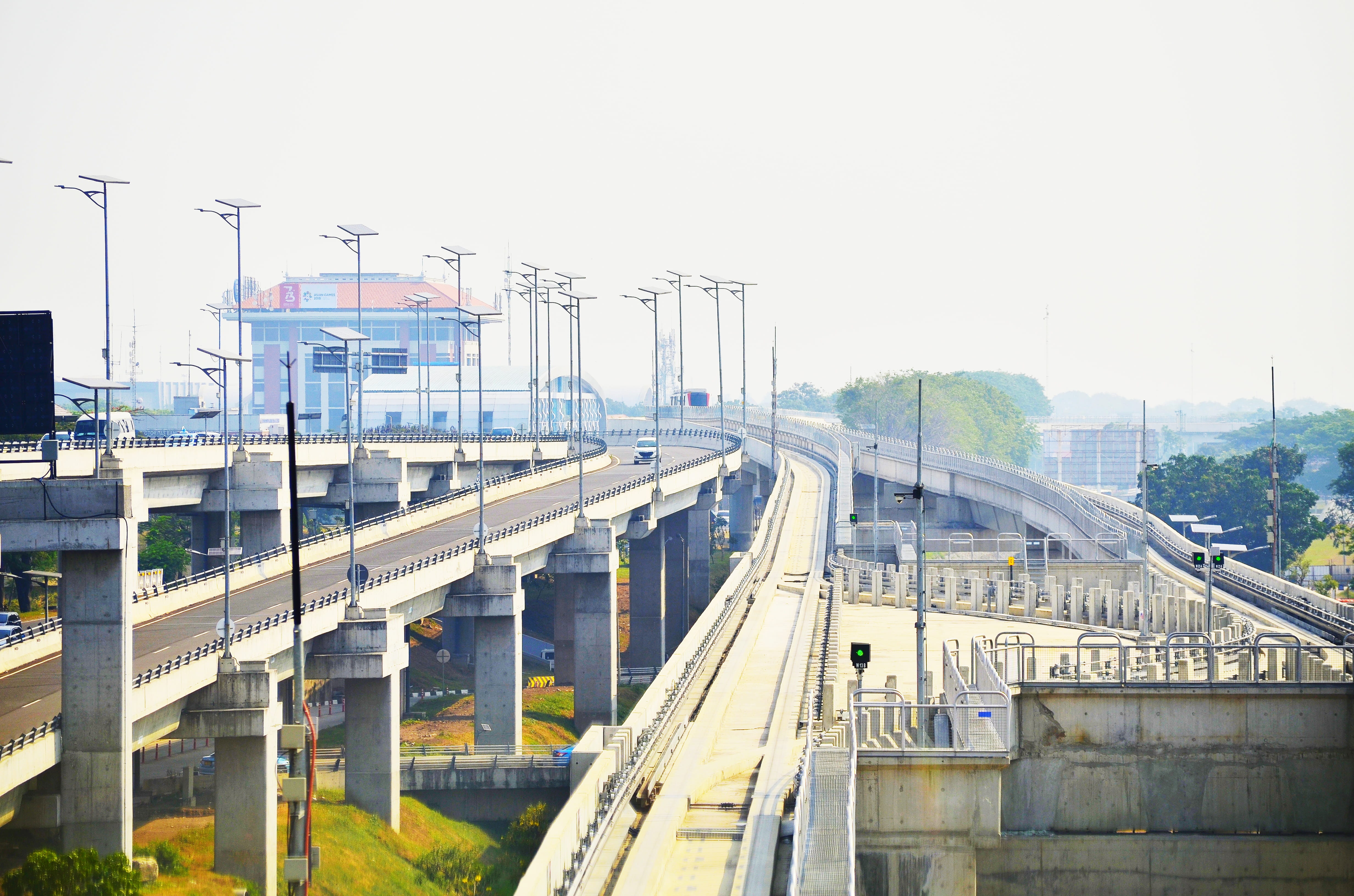 jalan, airport, city, day, indonesia, industry, railway, road, transportasi, water, train, bridge, transportation, 4K, connection, fuel and power generation, HD Wallpaper