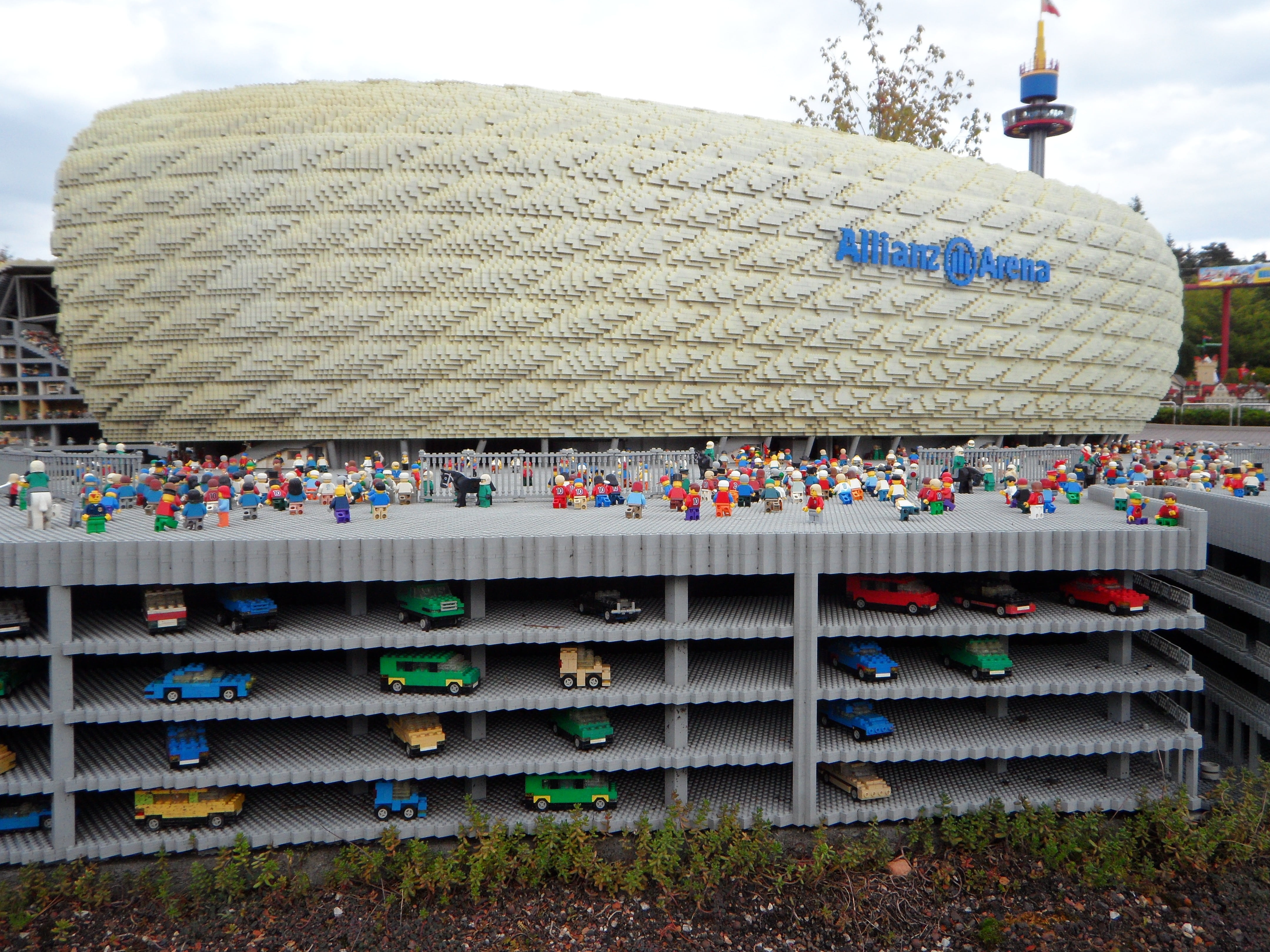 art and craft, arrangement, no people, day, toys, multi storey car park, patterned after, building exterior, football, religion, stack, large group of objects, HD Wallpaper