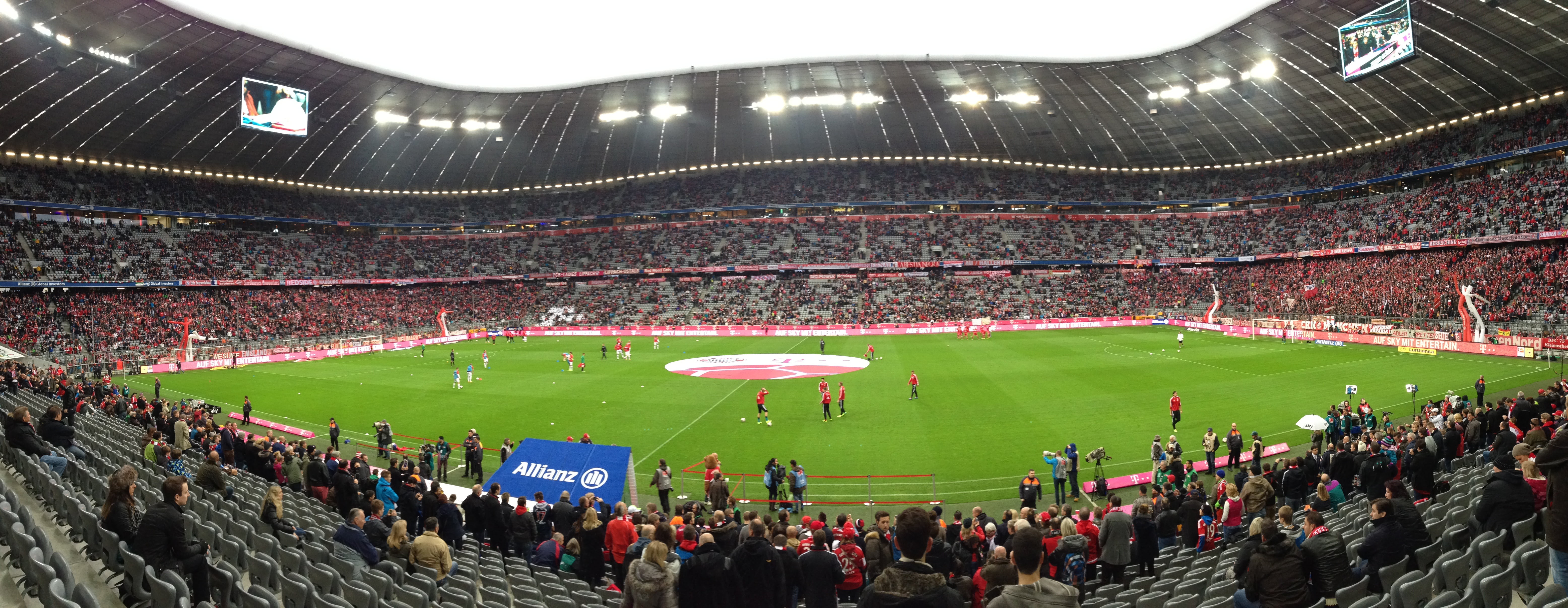 sports team, football match, spectator, watching, soccer, lifestyles, fan - enthusiast, arena, group of people, allianz arena, nature, large group of people, HD Wallpaper