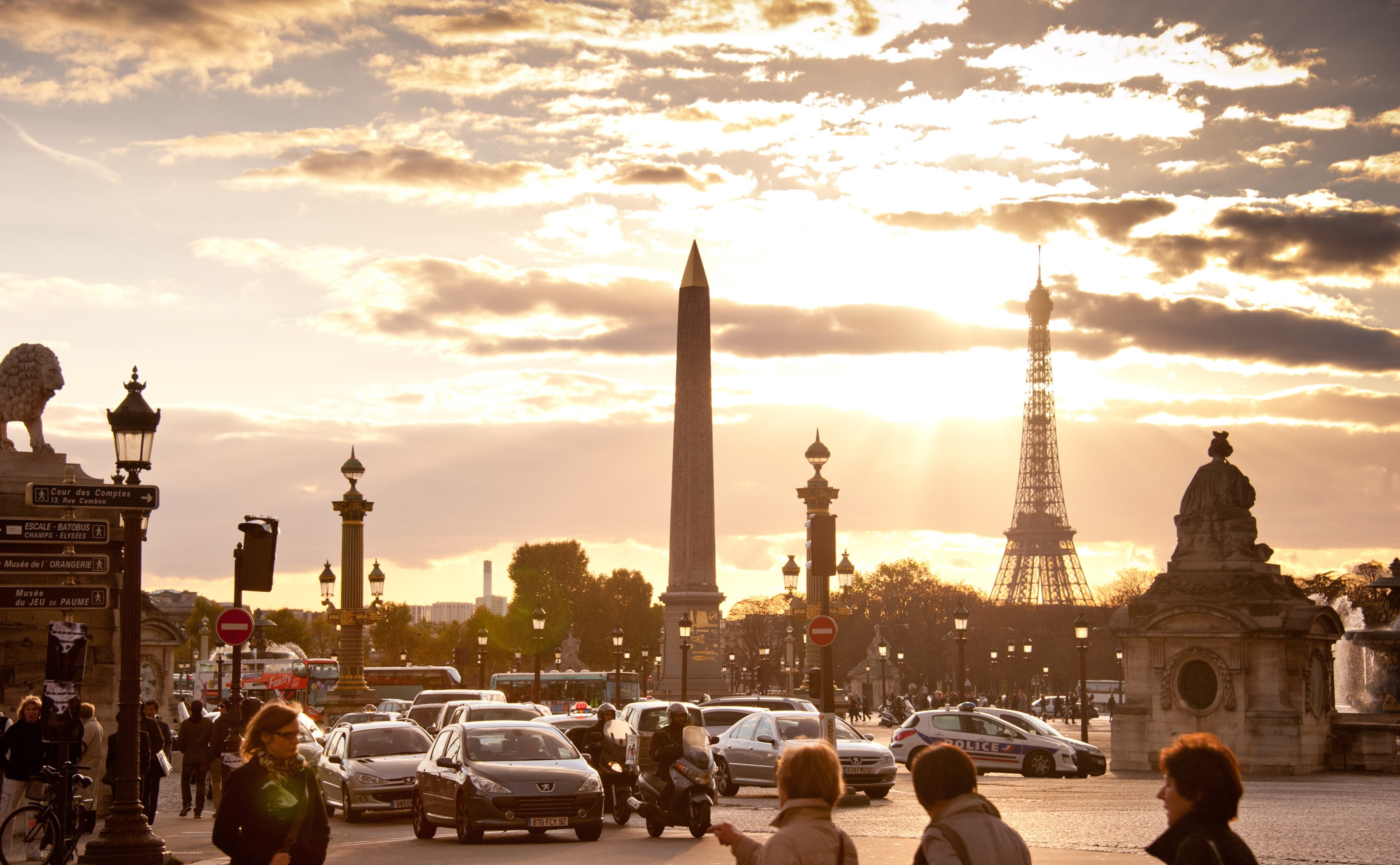 Paris, People, de, street, architecture, mode of transportation, Europe, history, rush hour, building exterior, Holiday, Nature, eiffel tower, the past, HD Wallpaper