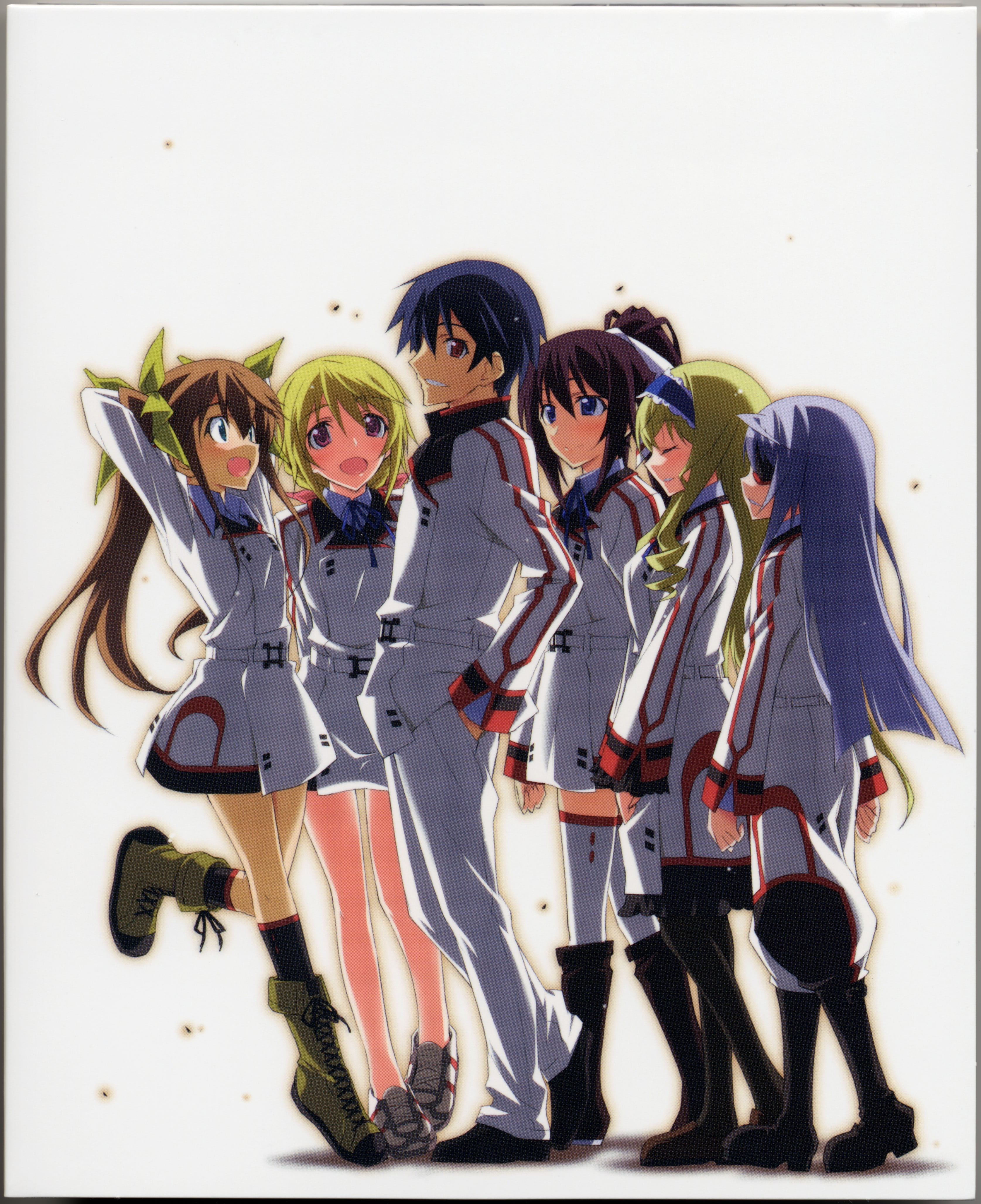 lot, standing, togetherness, men, indoors, white background, uniform, coworker, 4K, group of people, clothes, adult, Alcot Cecilia, full length, manga, Phone HD Wallpaper