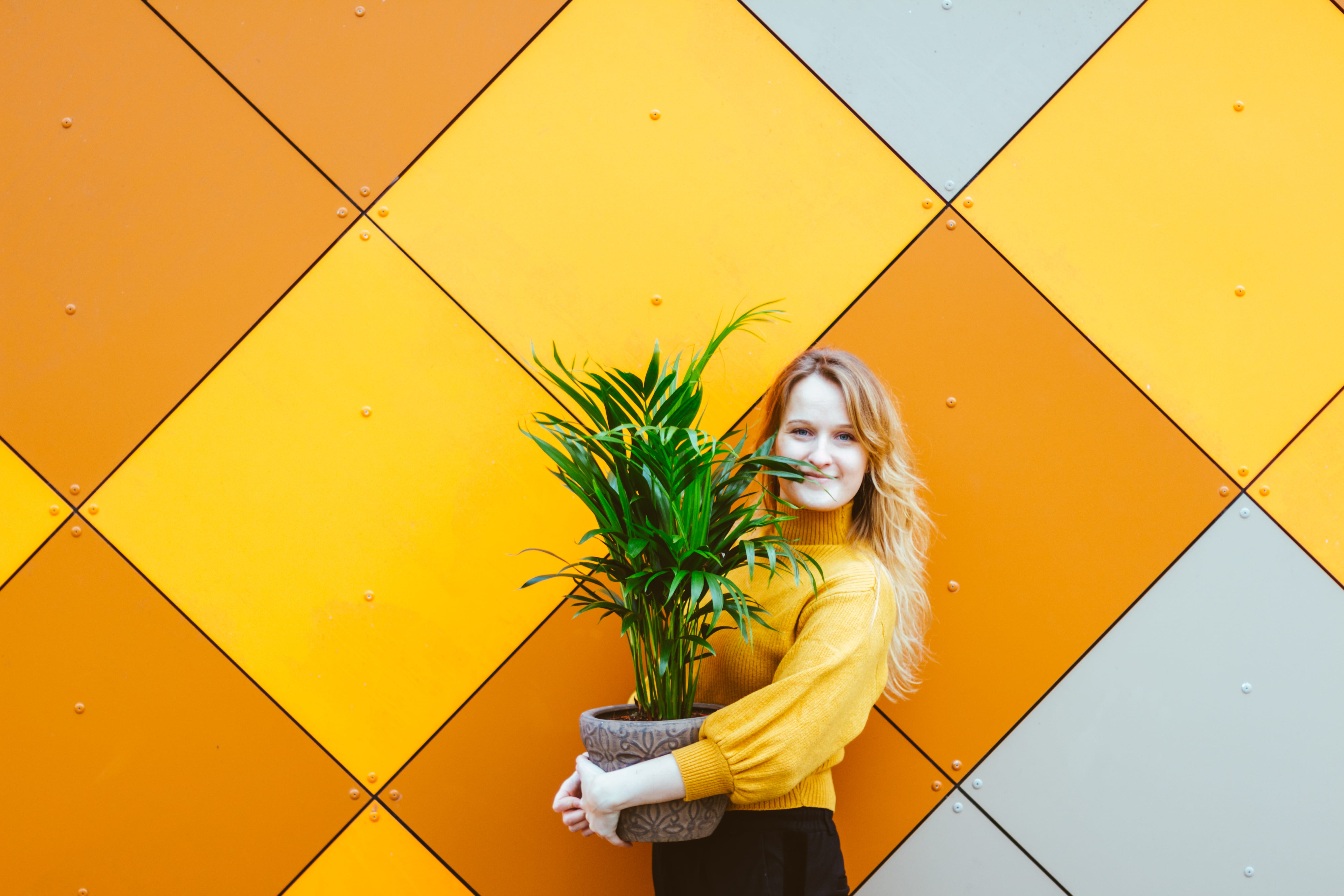 brochure, leafed, women, beautiful woman, advertisement, 5K, day, person, face, plant, photo, green, woman, art, young women, smiling, lifestyles, hair, HD Wallpaper