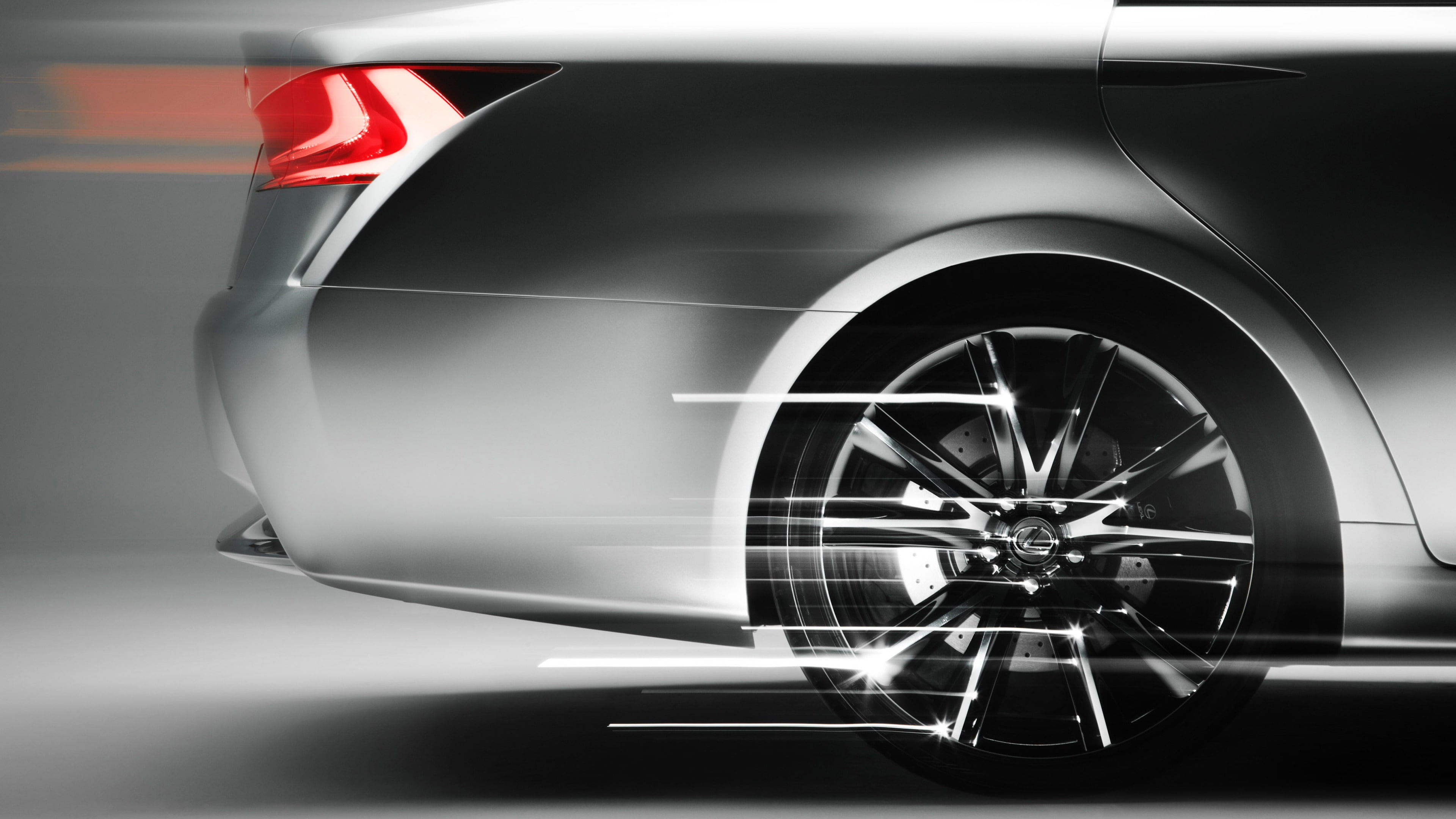 lexus, car, taillight, 4K, gh, lf, Lexus Concept, concept, HD Wallpaper