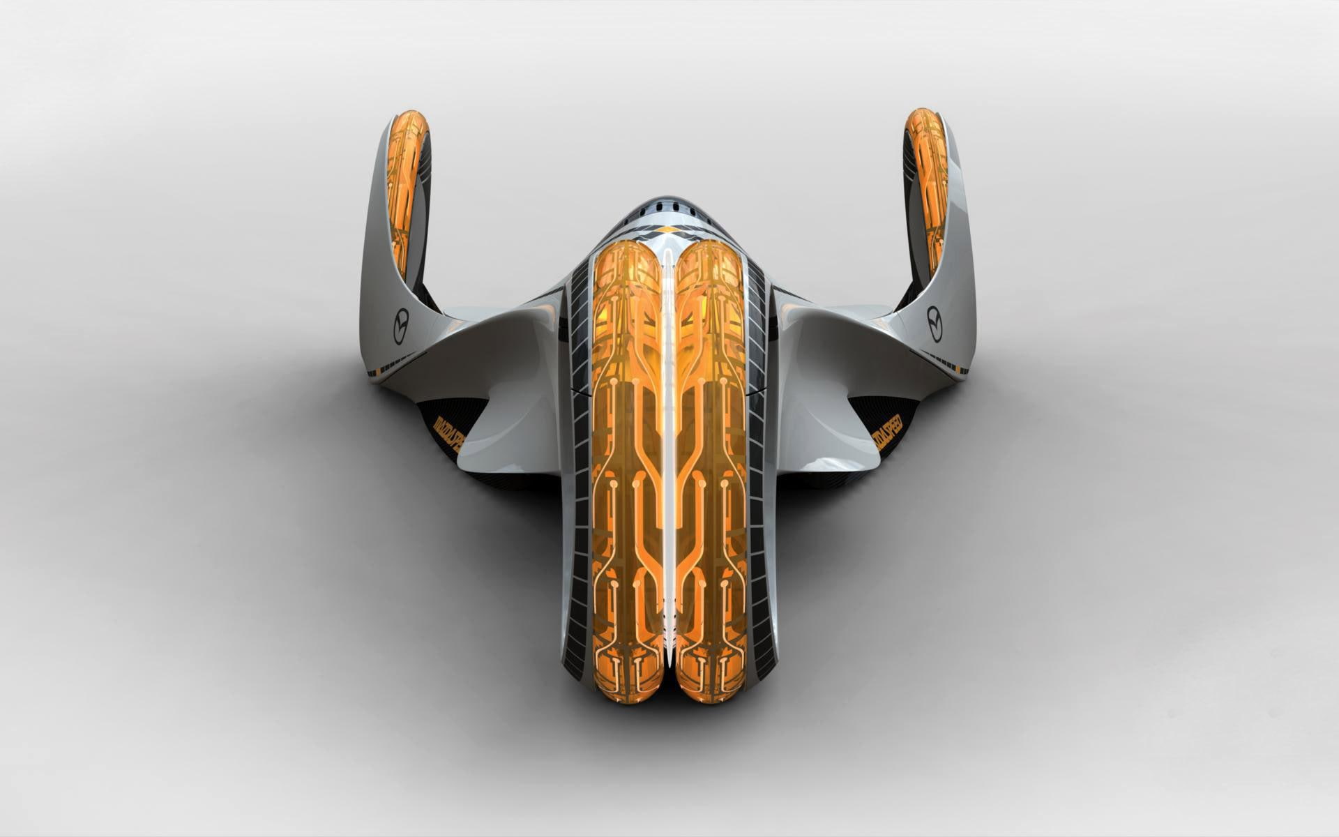 mazda, grey, cars, 1920x1200, 1080P, taillight, mazdaspeed, yellow, HD Wallpaper