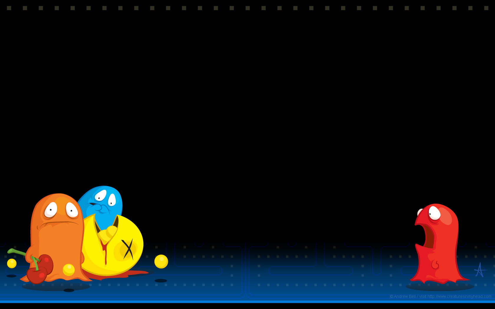 pacman, 720P, hd, video games, HD Wallpaper