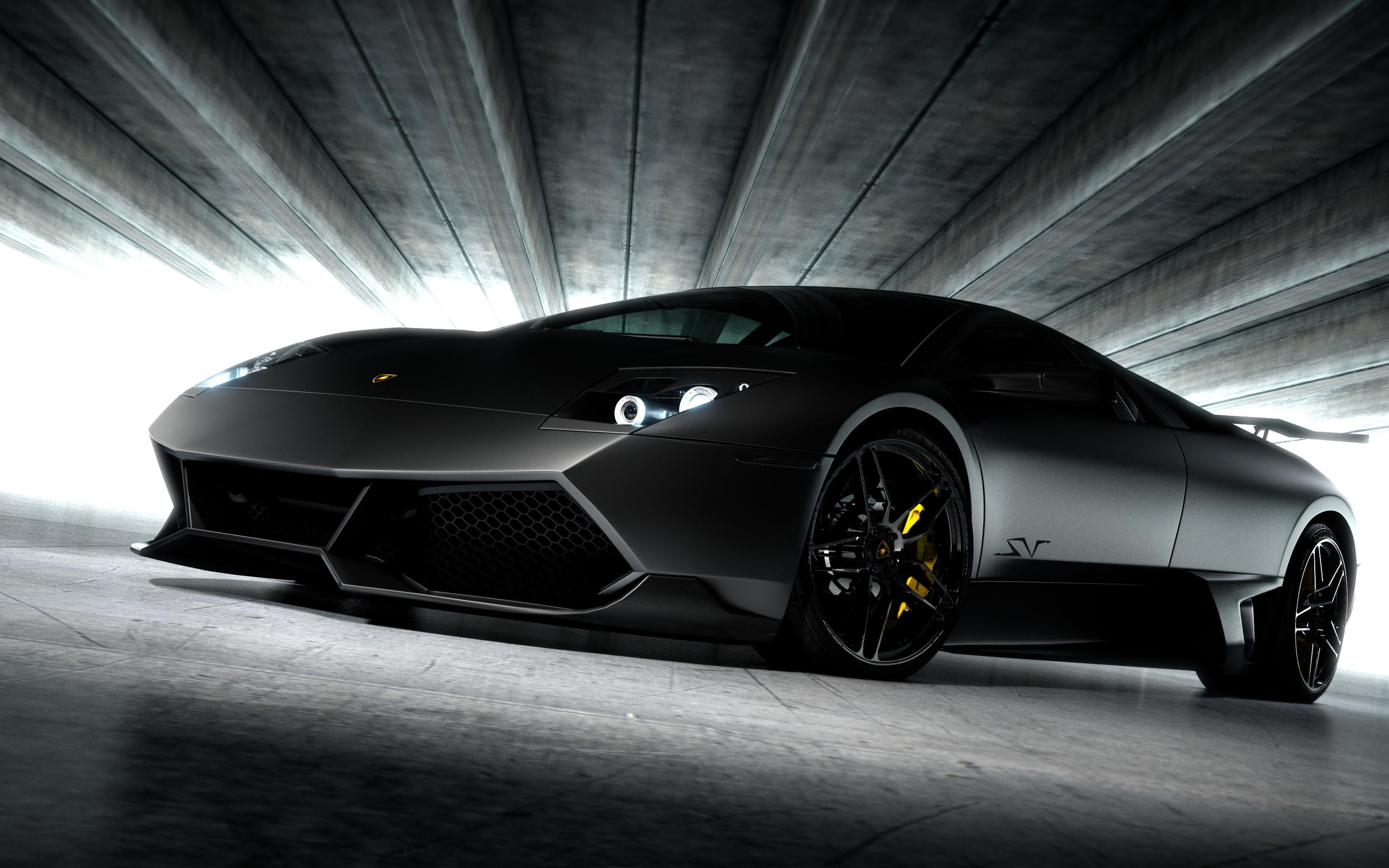 coupe, 2K, lp, superveloce, lamborghini, lp670, black, murcielago, HD Wallpaper