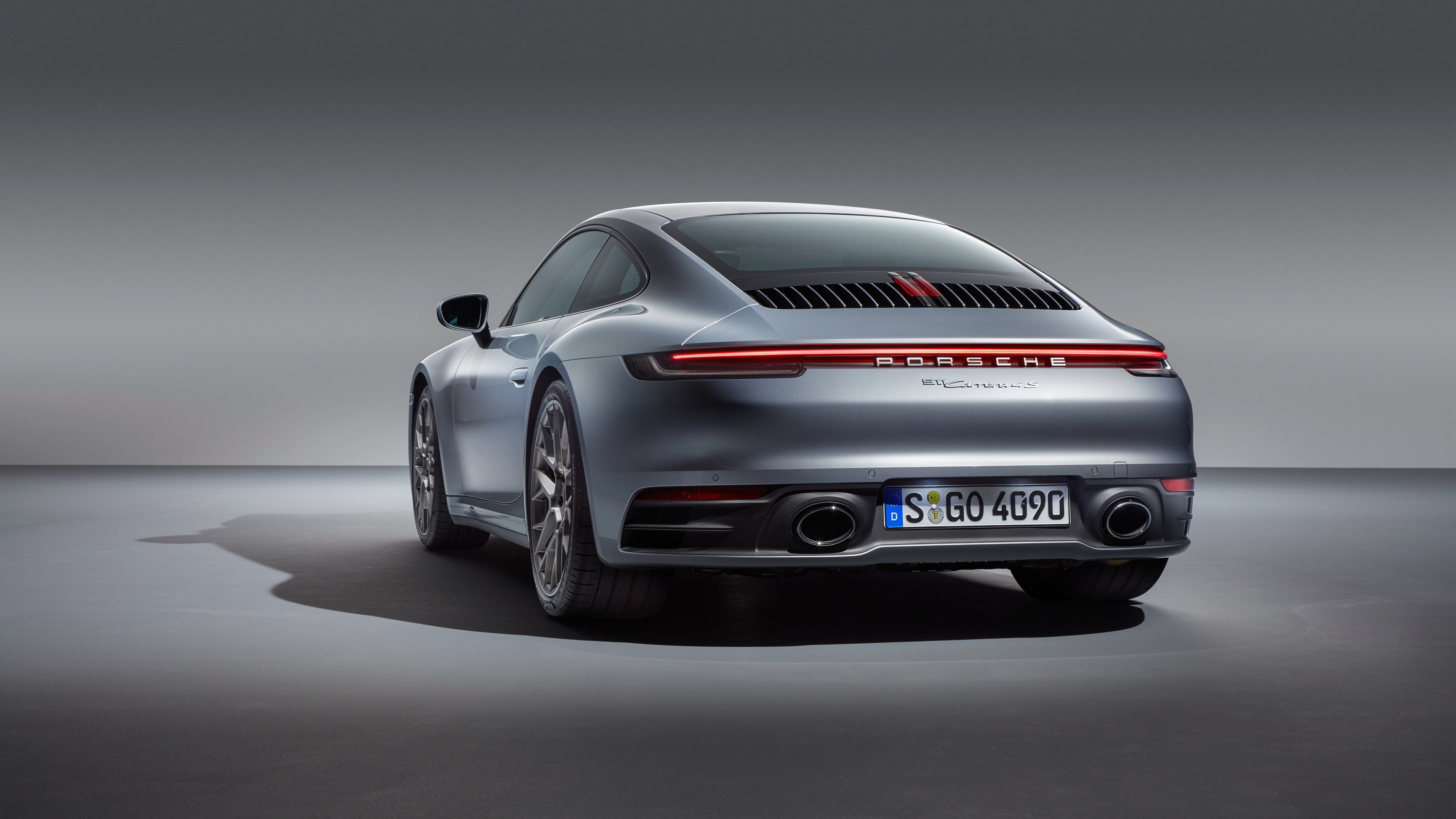 2019, Carrera 4S, Carrera, Porsche, 4K, 911, rear view, HD Wallpaper