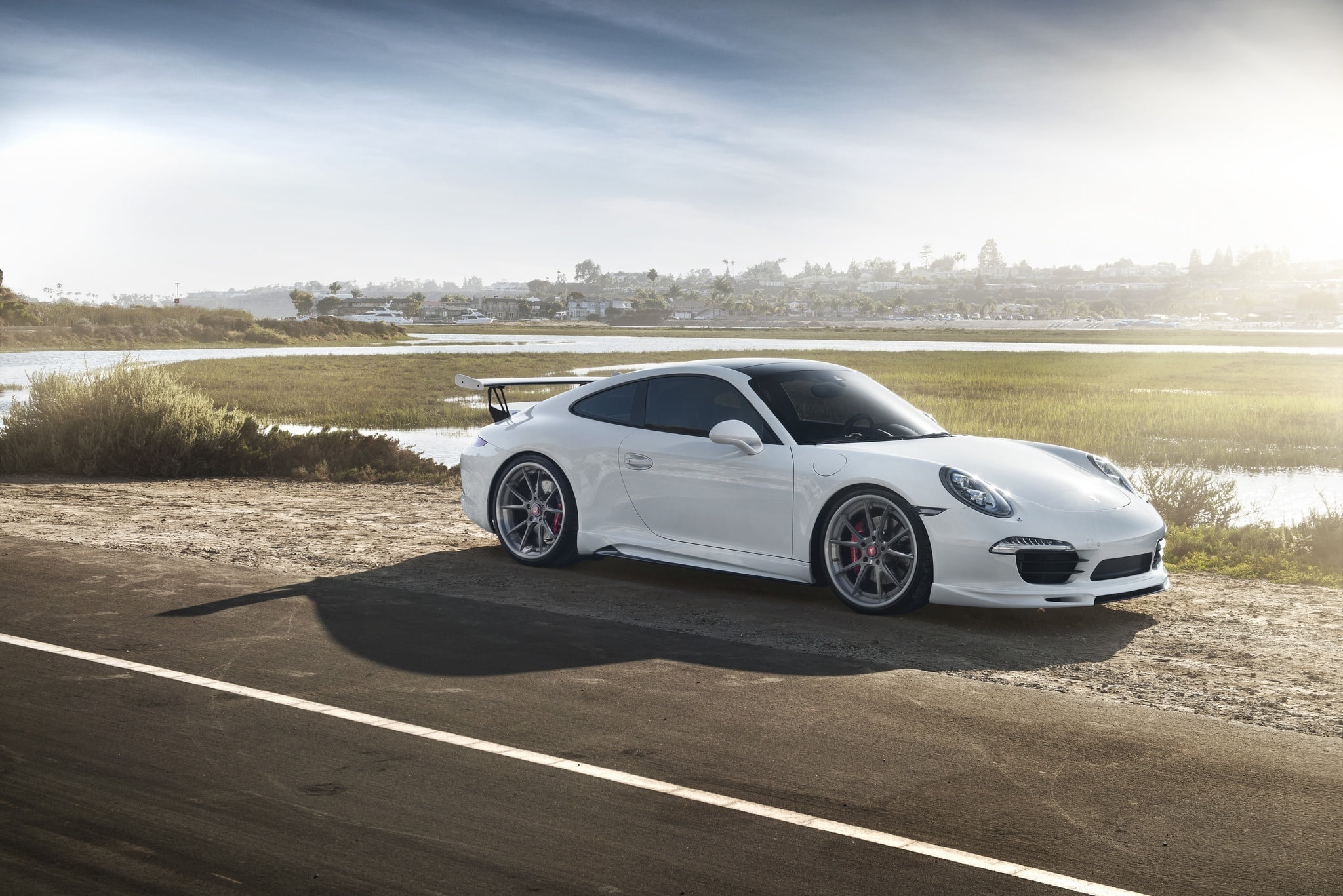 White, 1080P, Carrera 4S, VAG, 911, Porsche, HD Wallpaper