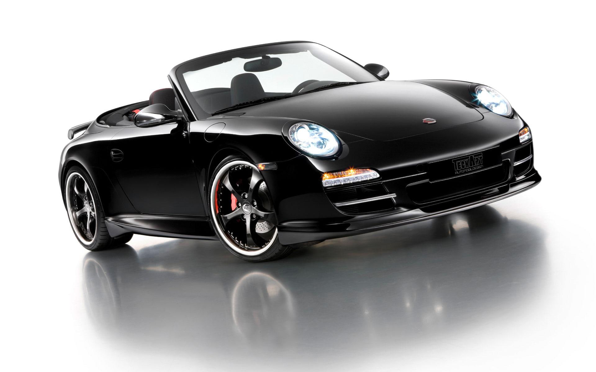 s, cabriolet, porsche, convertible, carrera, mj, cars, 1080P, 2009, black, coupe, HD Wallpaper