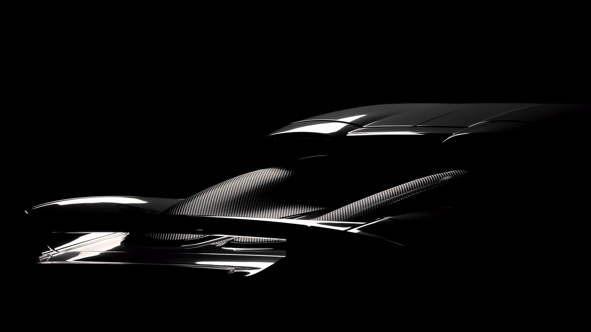 black background, land vehicle, publication, indoors, 1080P, pen, reflection, wealth, no people, copy space, close-up, studio shot, Porsche Carrera GT, HD Wallpaper