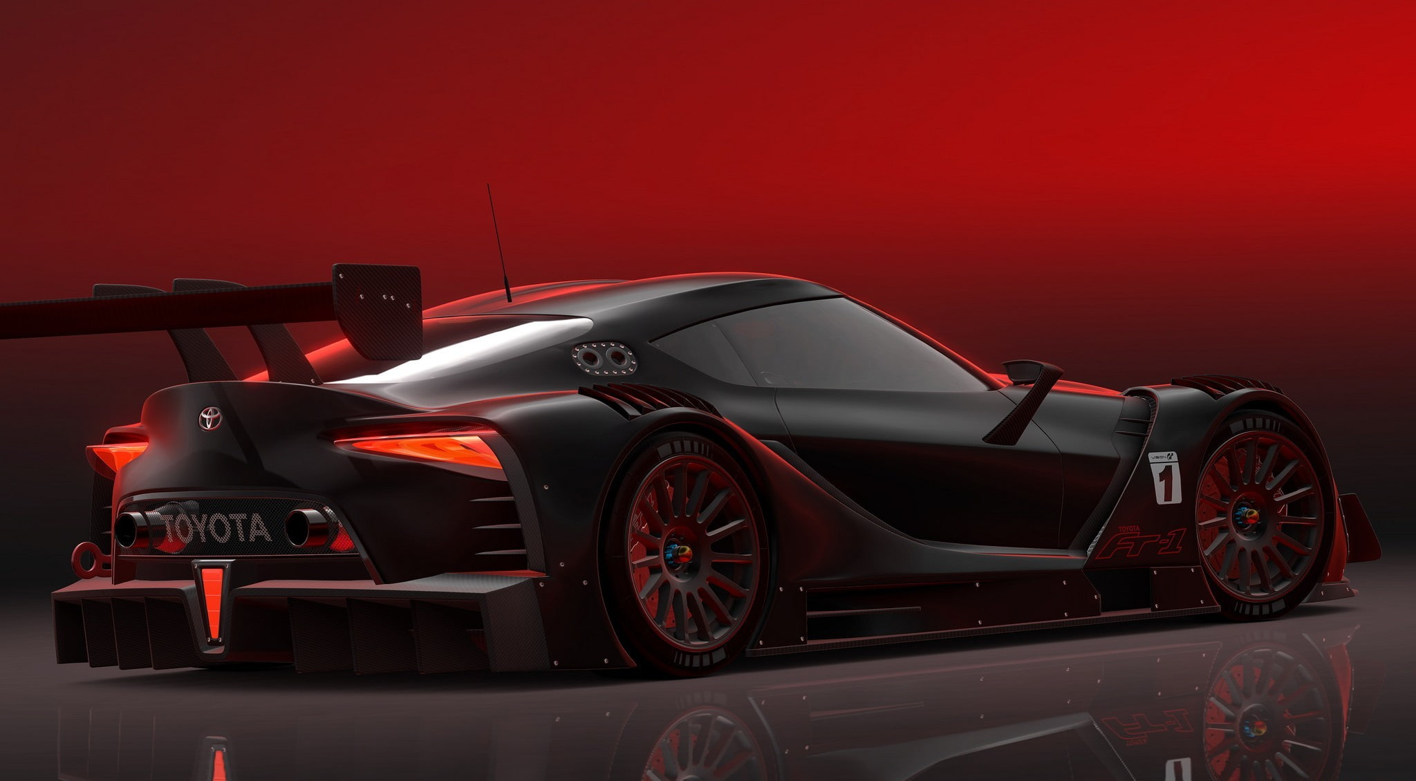 car, 1080P, vehicle, Toyota FT-1 Concept, HD Wallpaper