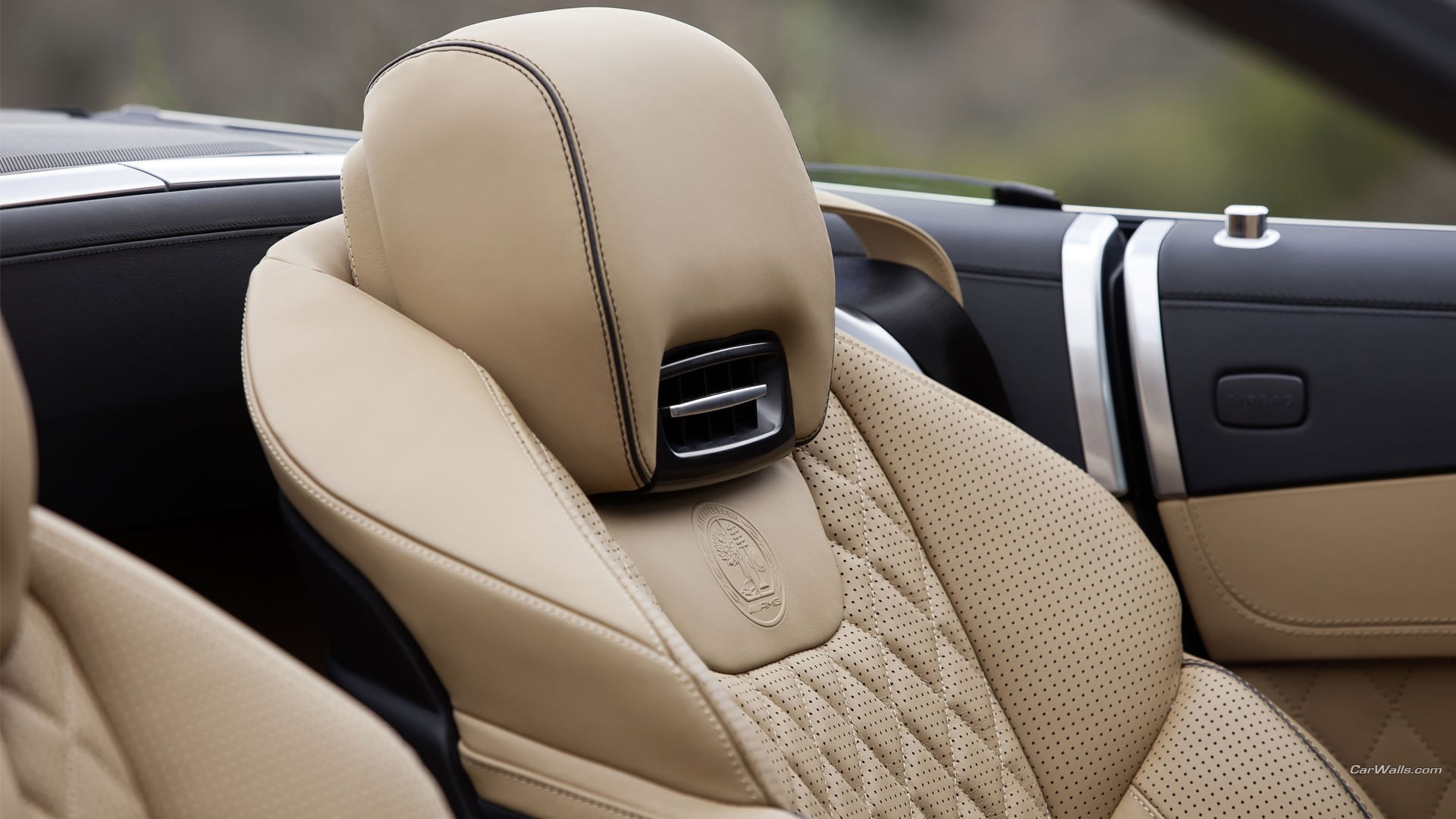 coupe, 1080P, vehicle seat, transportation, journey, luxury, close-up, road trip, car interior, vehicle, seat, Mercedes SL 65 AMG, mode of transportation, HD Wallpaper