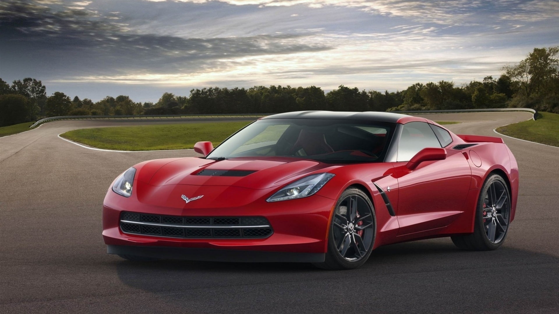 technology, front View, road, sport, plant, mode of Transport, wheel, sports, competition, chevrolet, chevrolet corvette c7, performance Car, modern, sky, HD Wallpaper