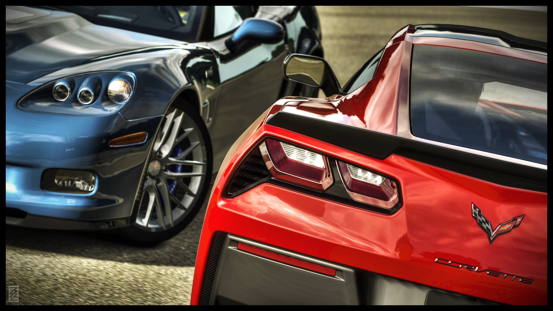corvette, cg, c, hd, c6, stingray, cars, 1080P, chevrolet, c7, HD Wallpaper